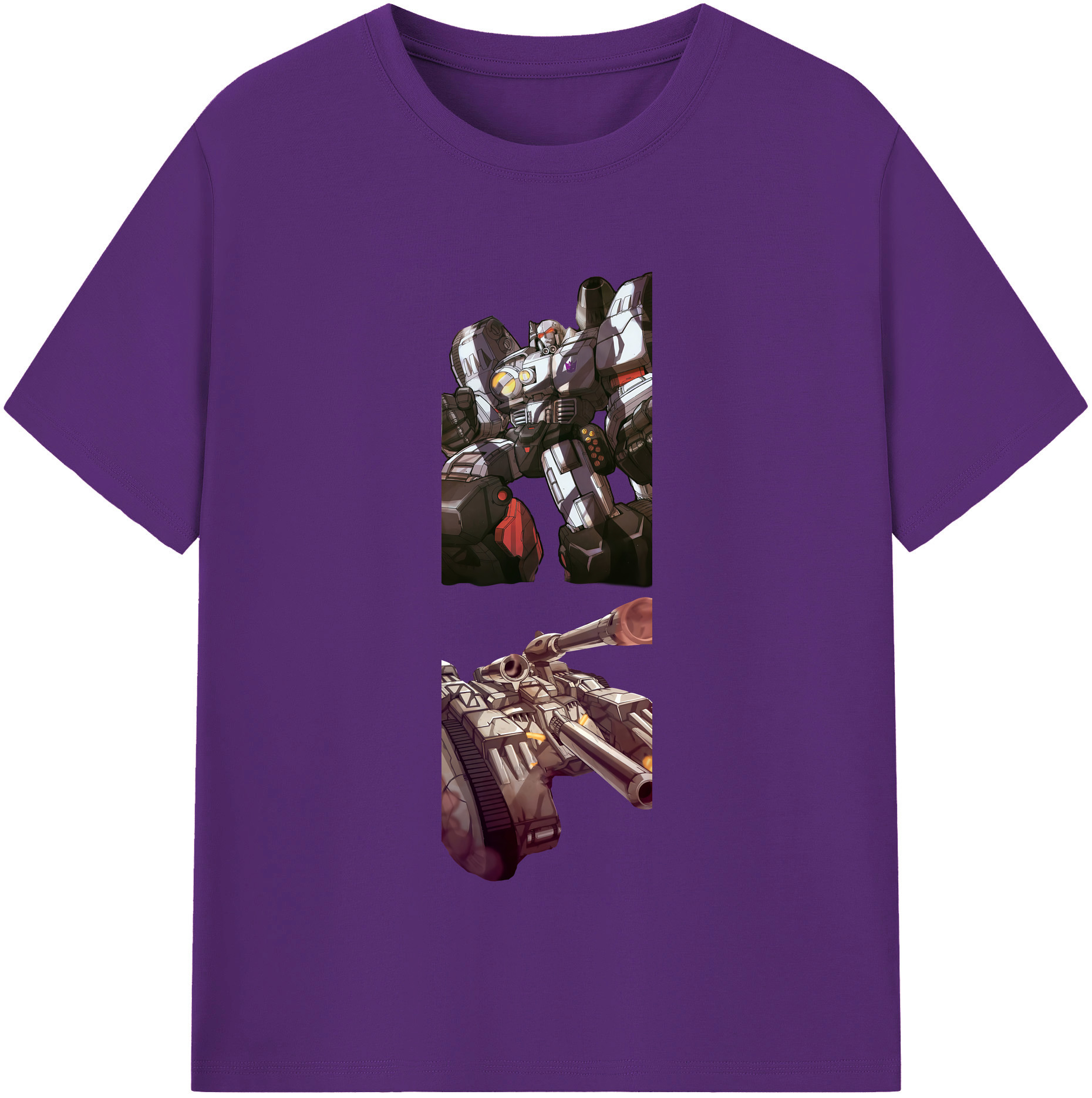 （画像用） Transformers トランスフォーマー 綿100％半袖Tシャツ（フロントプリント）