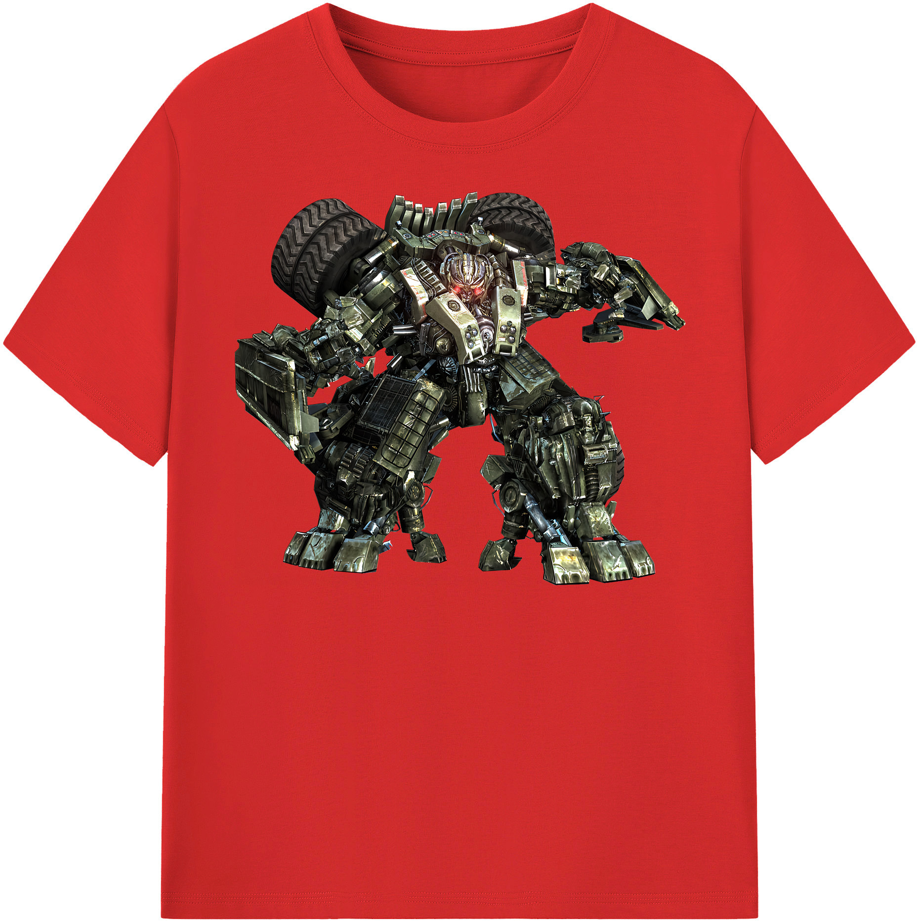 （画像用） Transformers トランスフォーマー 綿100％半袖Tシャツ（フロントプリント）