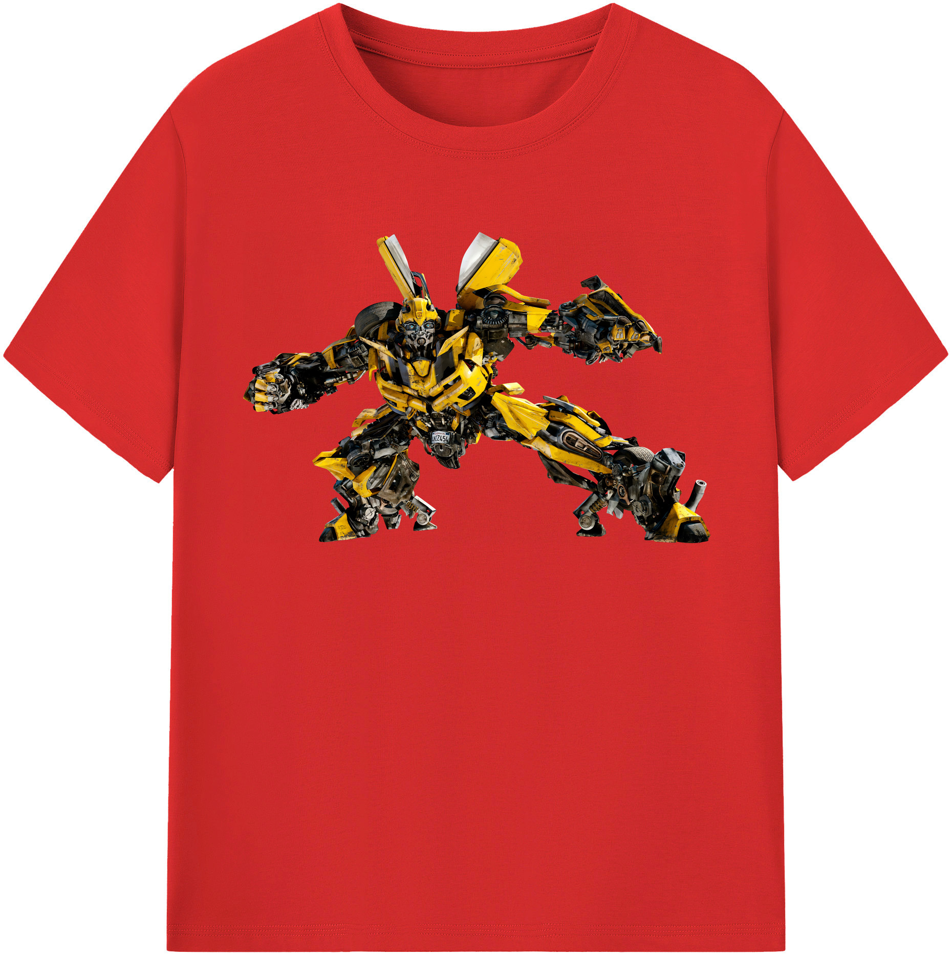 （画像用） Transformers トランスフォーマー 綿100％半袖Tシャツ（フロントプリント）
