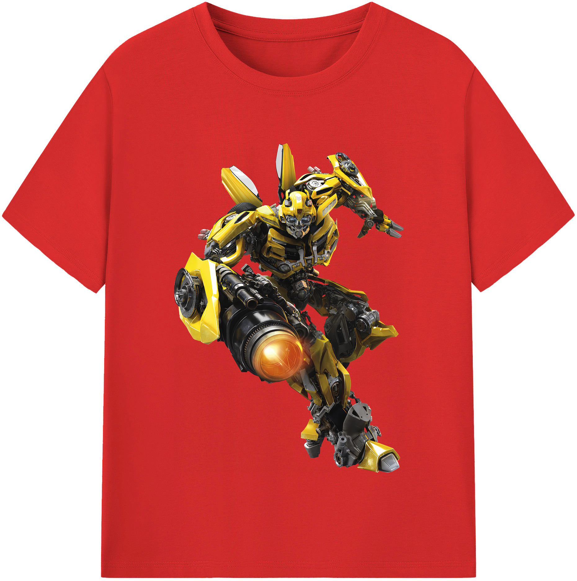 （画像用） Transformers トランスフォーマー 綿100％半袖Tシャツ（フロントプリント）
