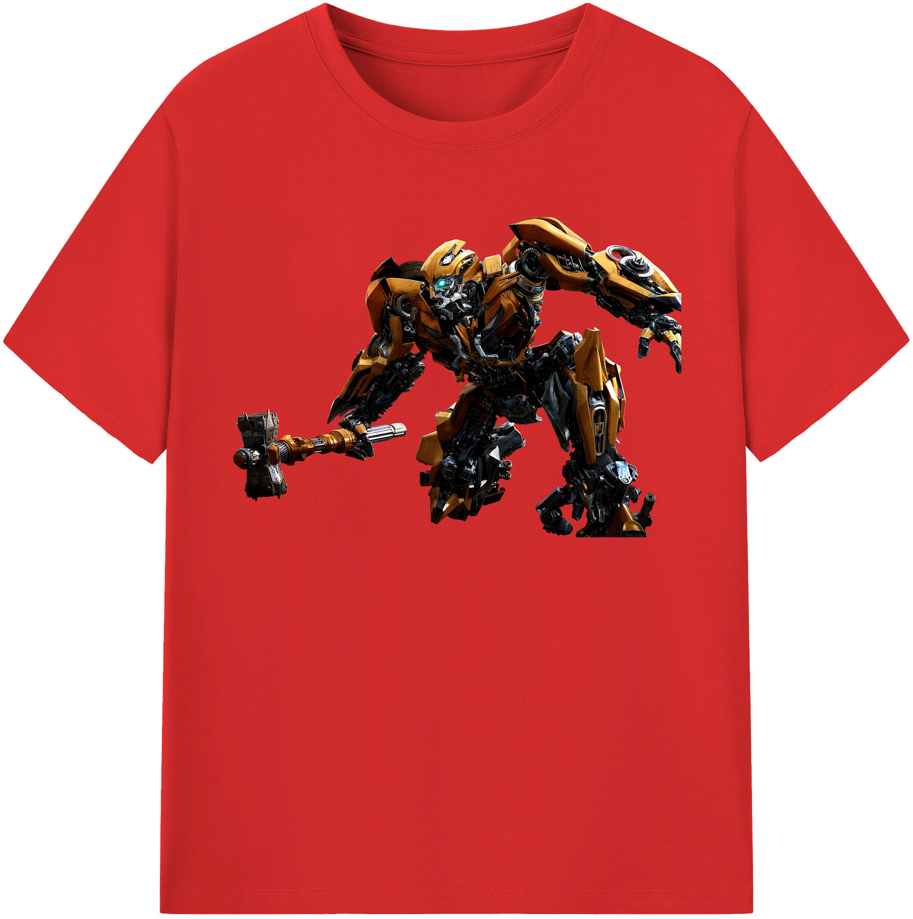 （画像用） Transformers トランスフォーマー 綿100％半袖Tシャツ（フロントプリント）