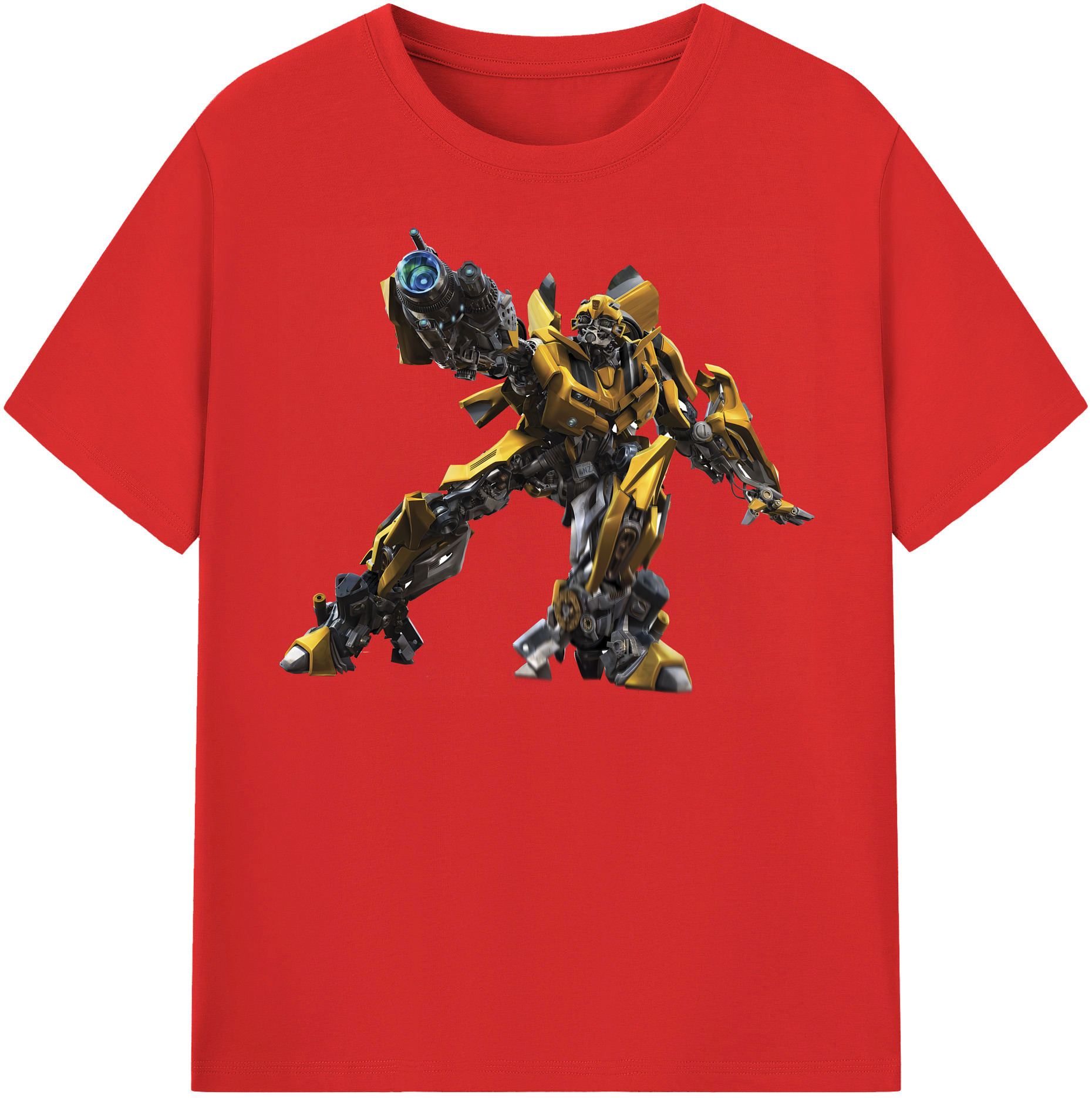 （画像用） Transformers トランスフォーマー 綿100％半袖Tシャツ（フロントプリント）