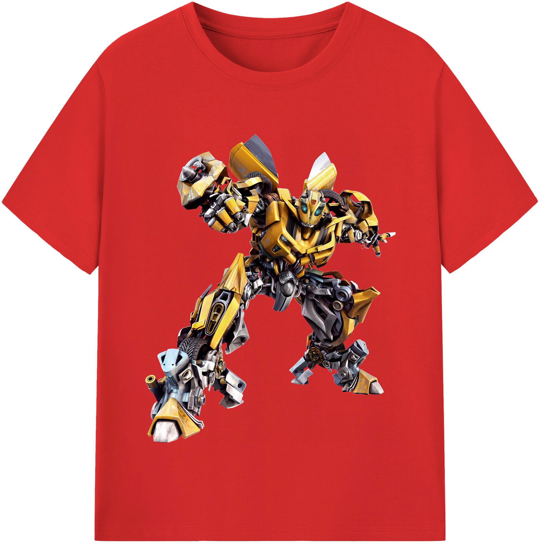 （画像用） Transformers トランスフォーマー 綿100％半袖Tシャツ（フロントプリント）
