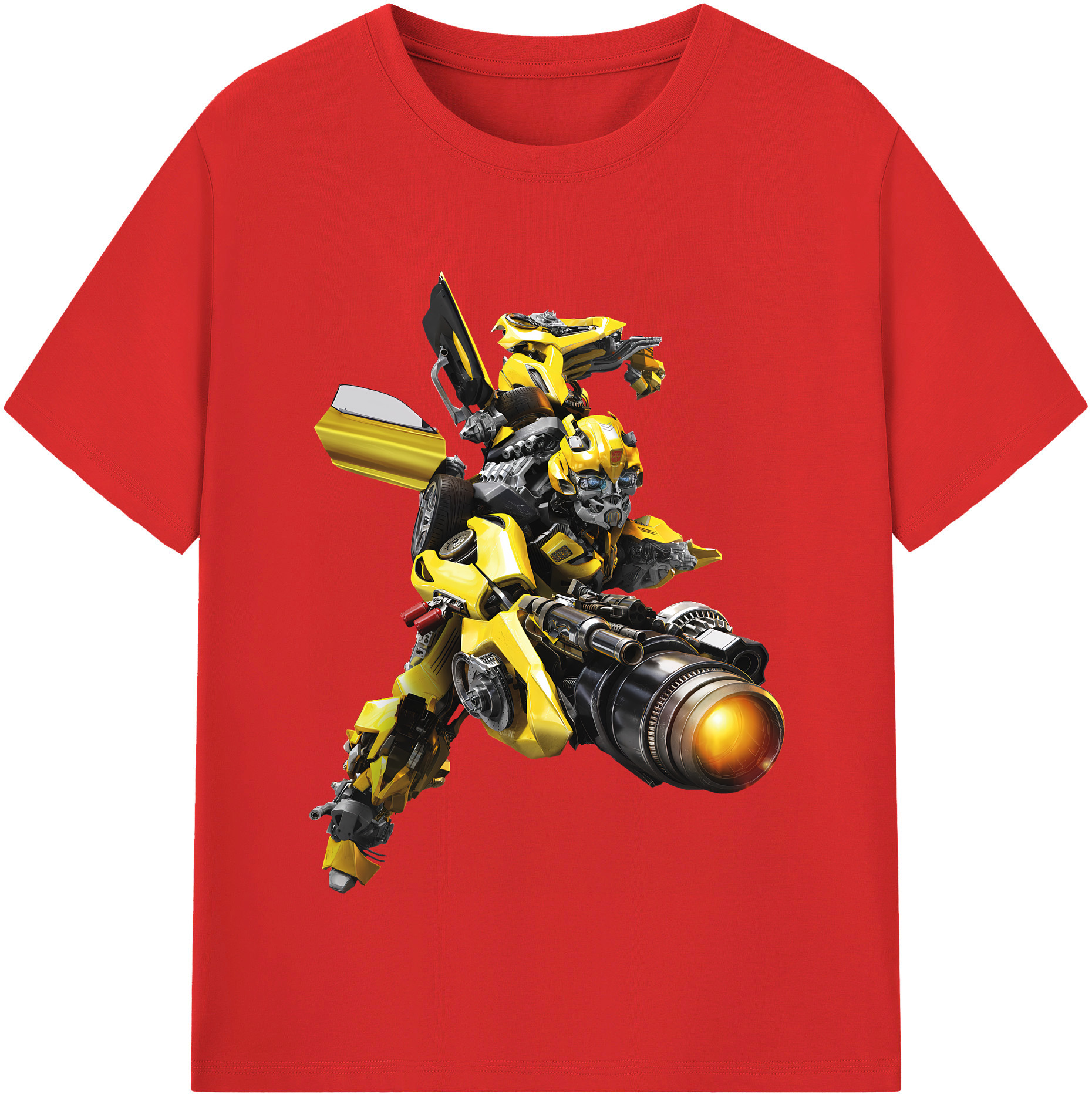 （画像用） Transformers トランスフォーマー 綿100％半袖Tシャツ（フロントプリント）