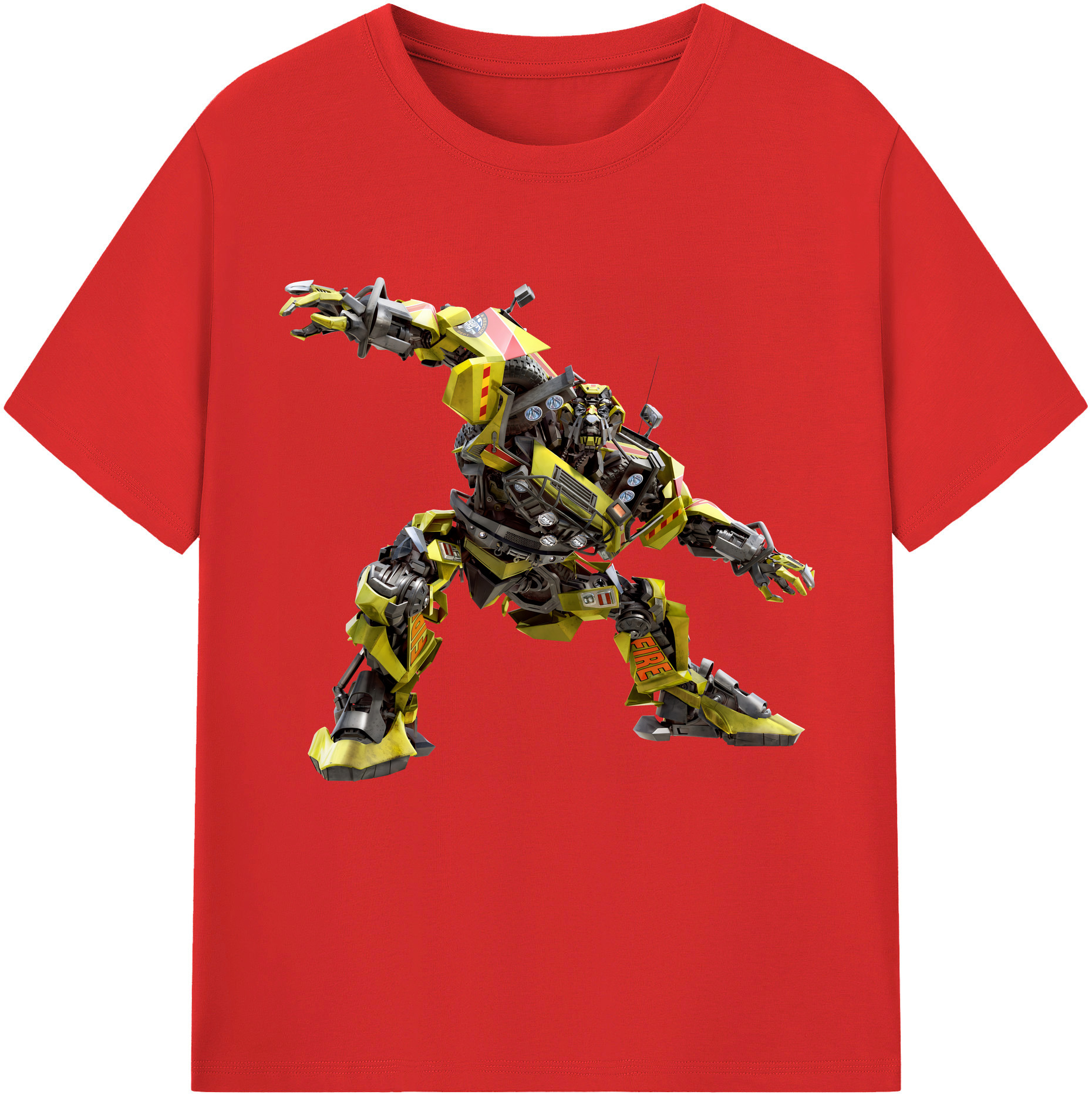 （画像用） Transformers トランスフォーマー 綿100％半袖Tシャツ（フロントプリント）