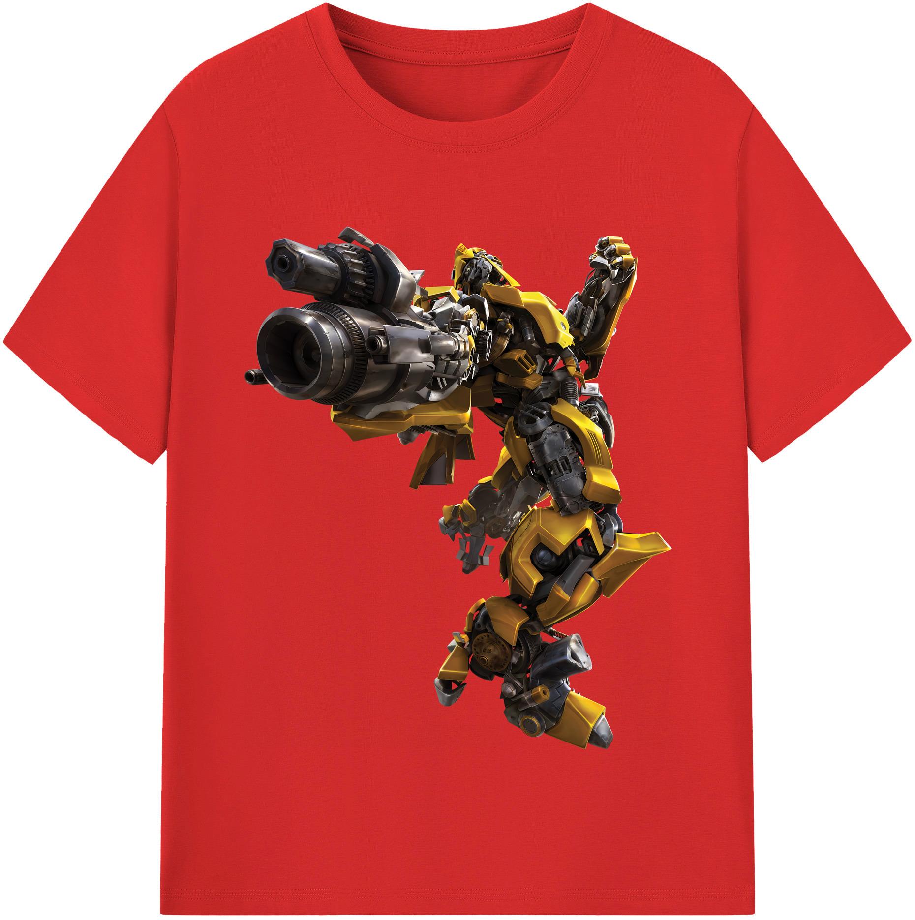 （画像用） Transformers トランスフォーマー 綿100％半袖Tシャツ（フロントプリント）