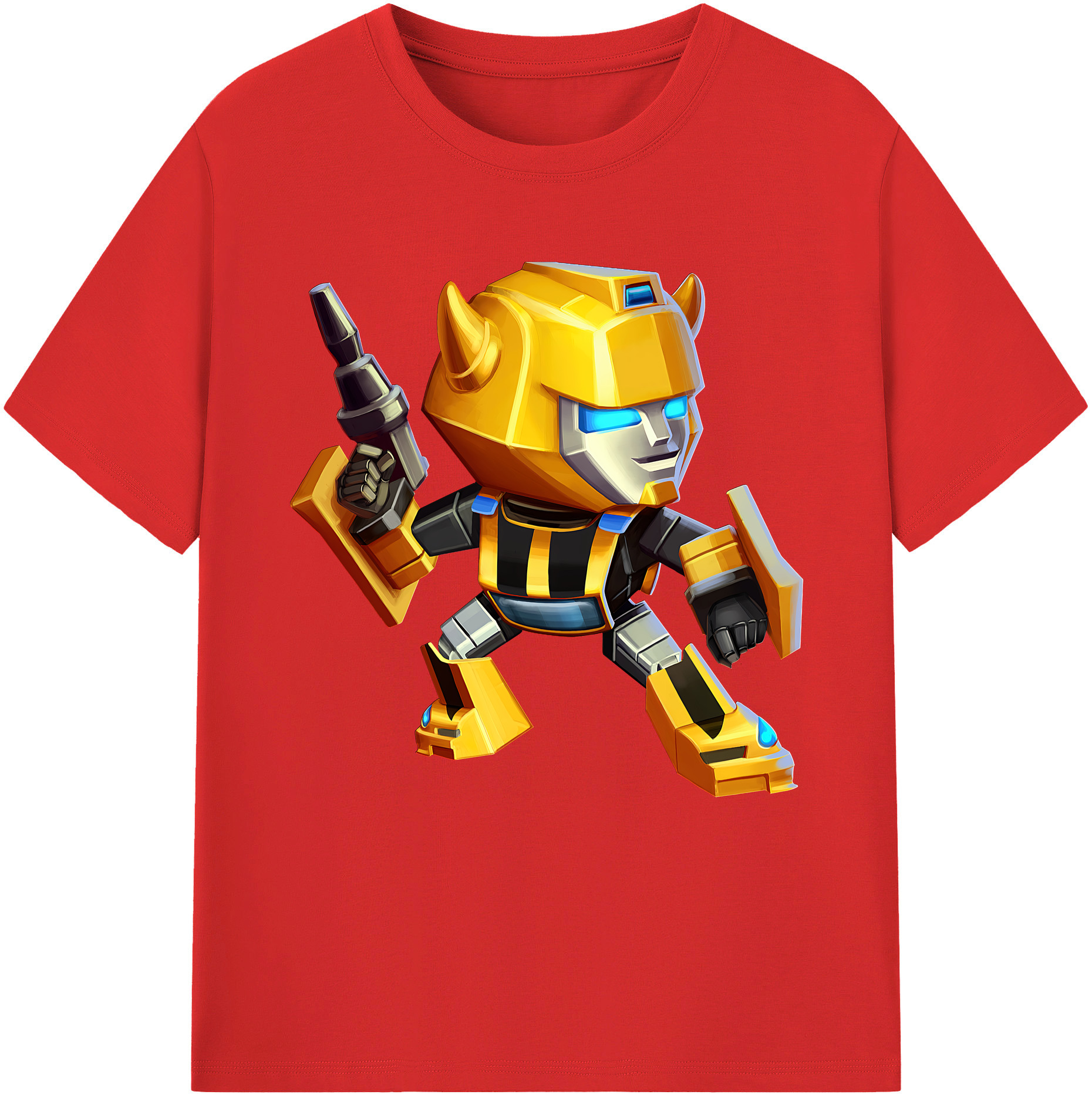 （画像用） Transformers トランスフォーマー 綿100％半袖Tシャツ（フロントプリント）