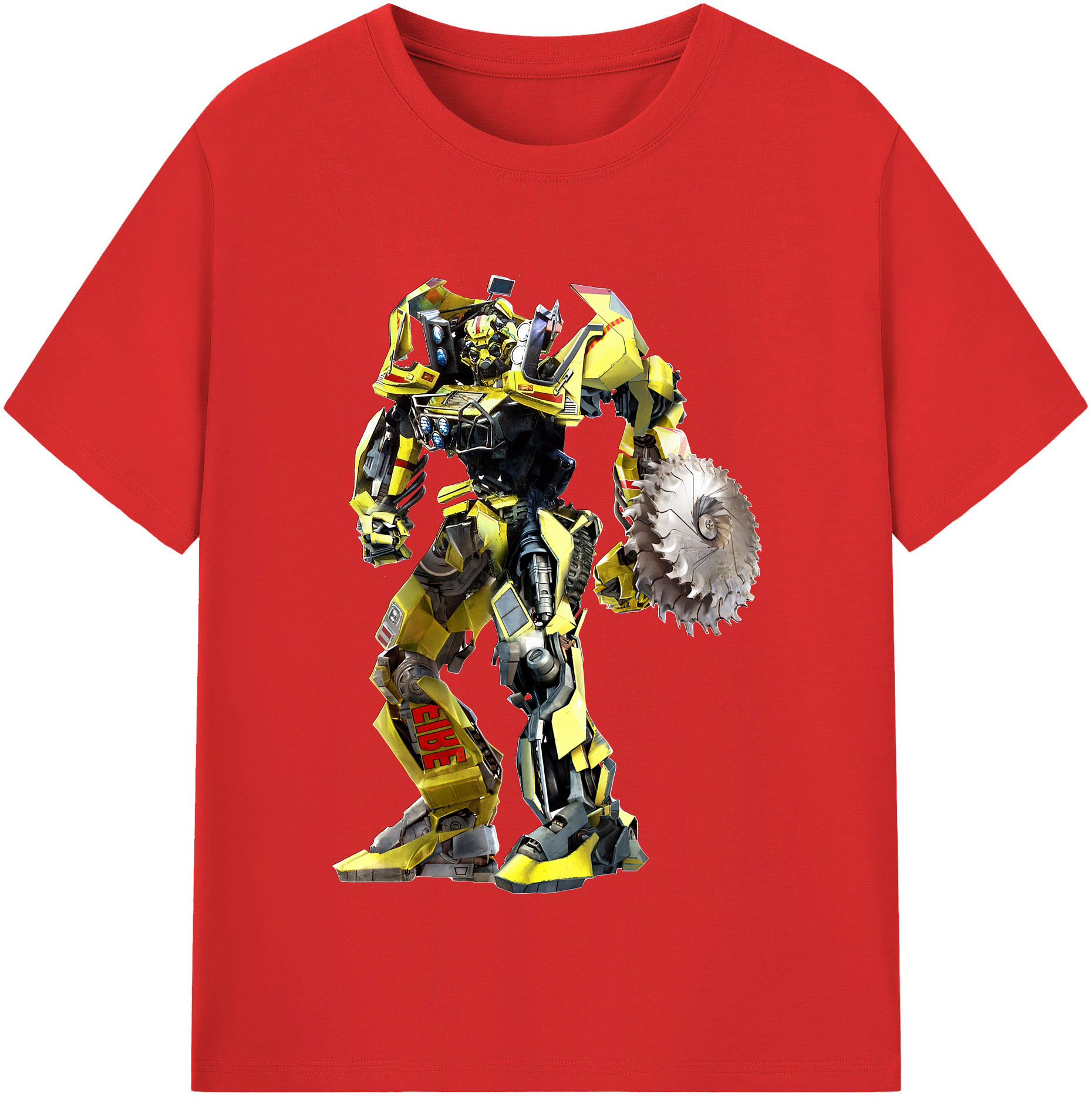 （画像用） Transformers トランスフォーマー 綿100％半袖Tシャツ（フロントプリント）