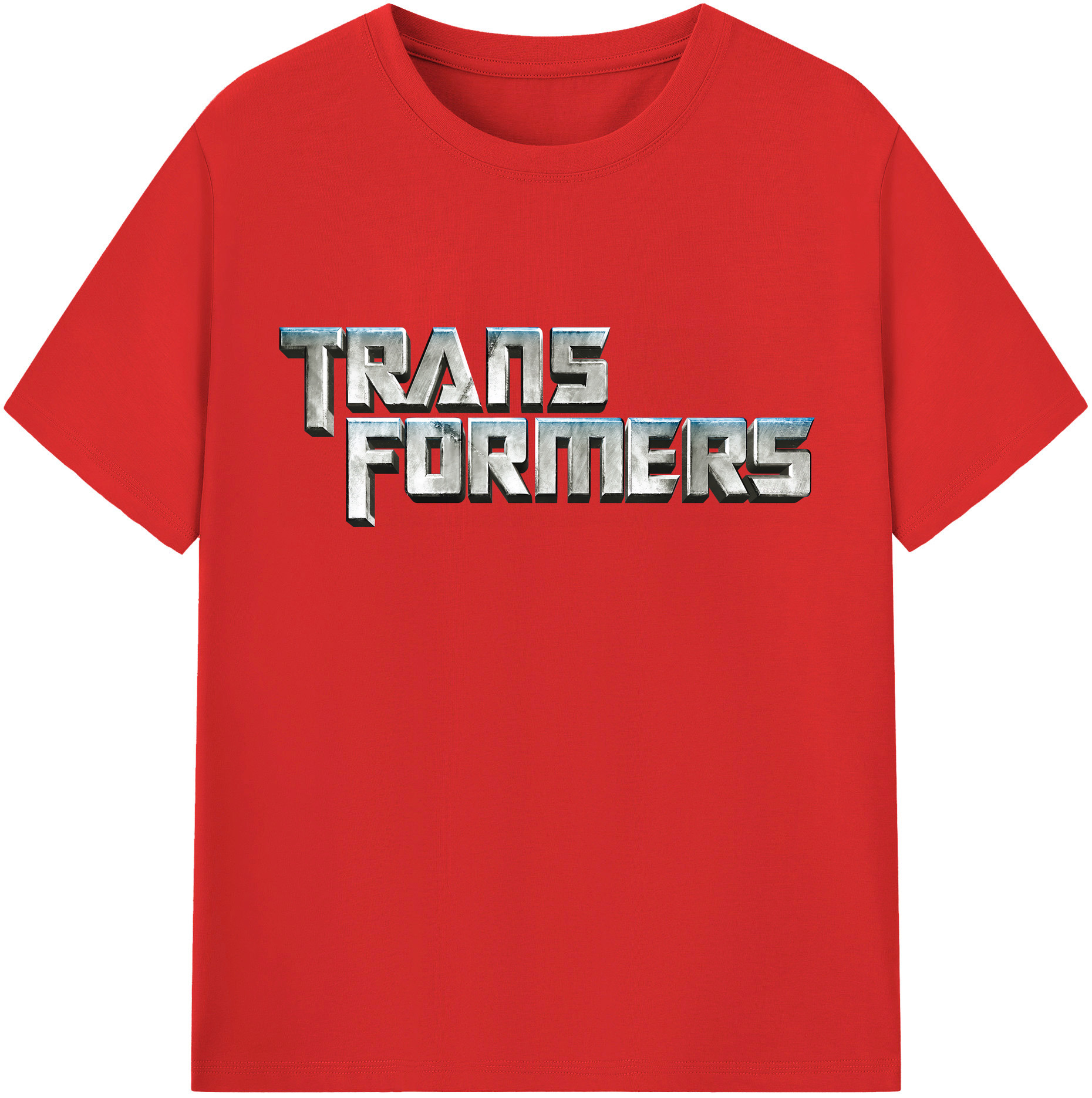 （画像用） Transformers トランスフォーマー 綿100％半袖Tシャツ（フロントプリント）