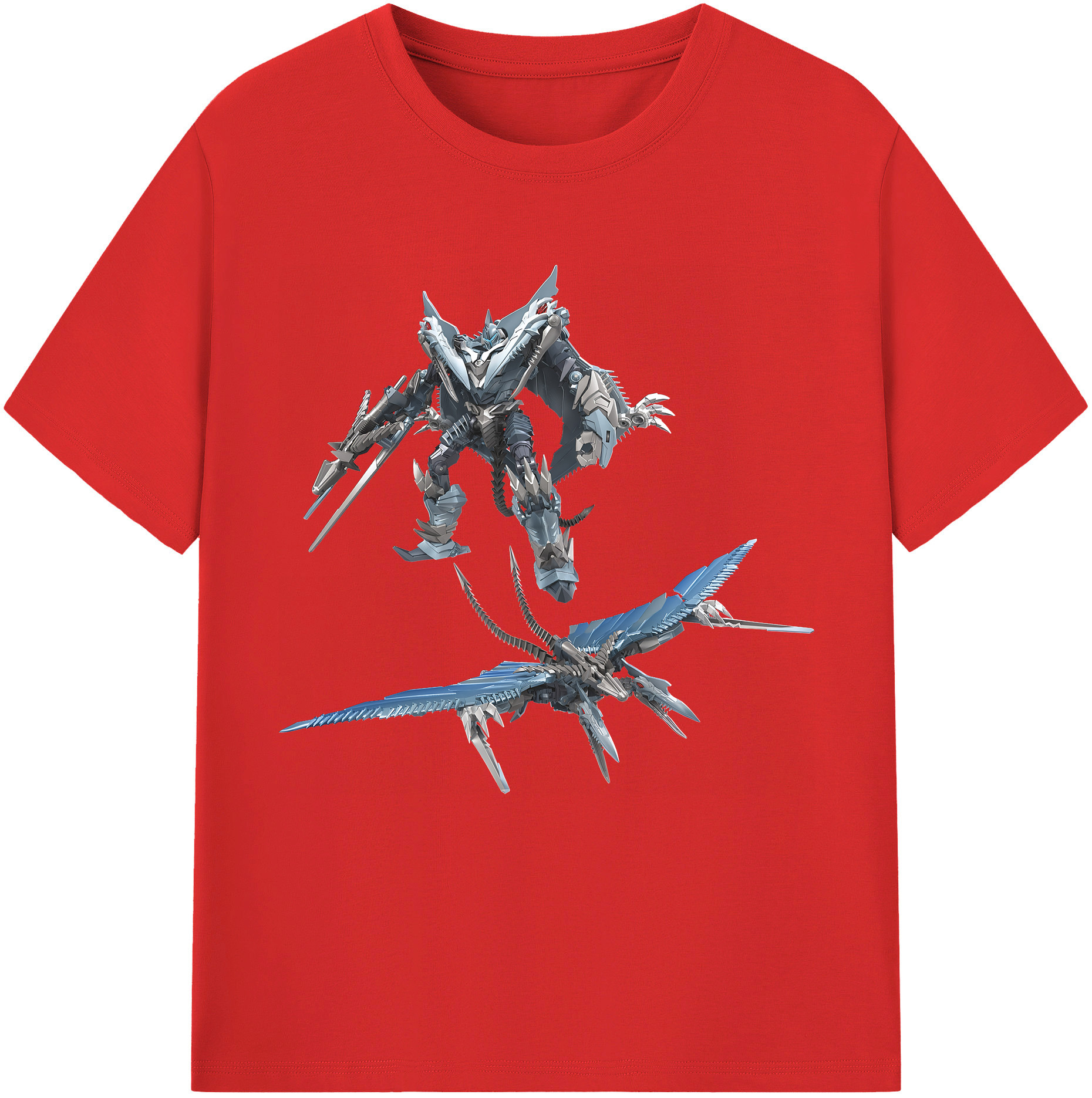 （画像用） Transformers トランスフォーマー 綿100％半袖Tシャツ（フロントプリント）