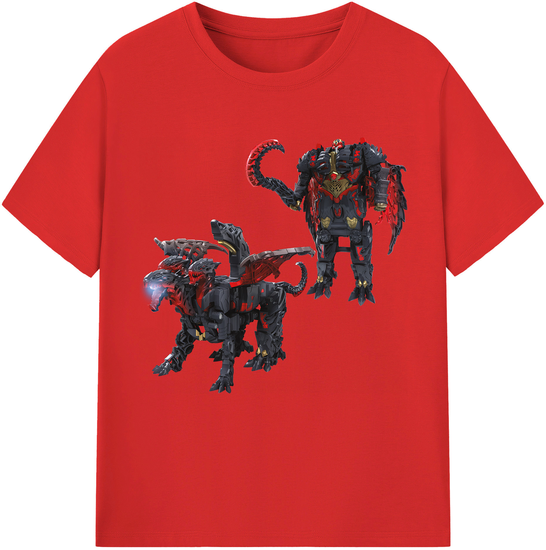 （画像用） Transformers トランスフォーマー 綿100％半袖Tシャツ（フロントプリント）