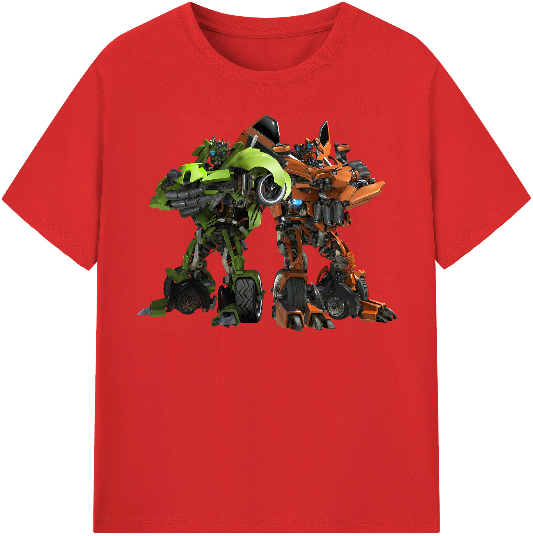 （画像用） Transformers トランスフォーマー 綿100％半袖Tシャツ（フロントプリント）