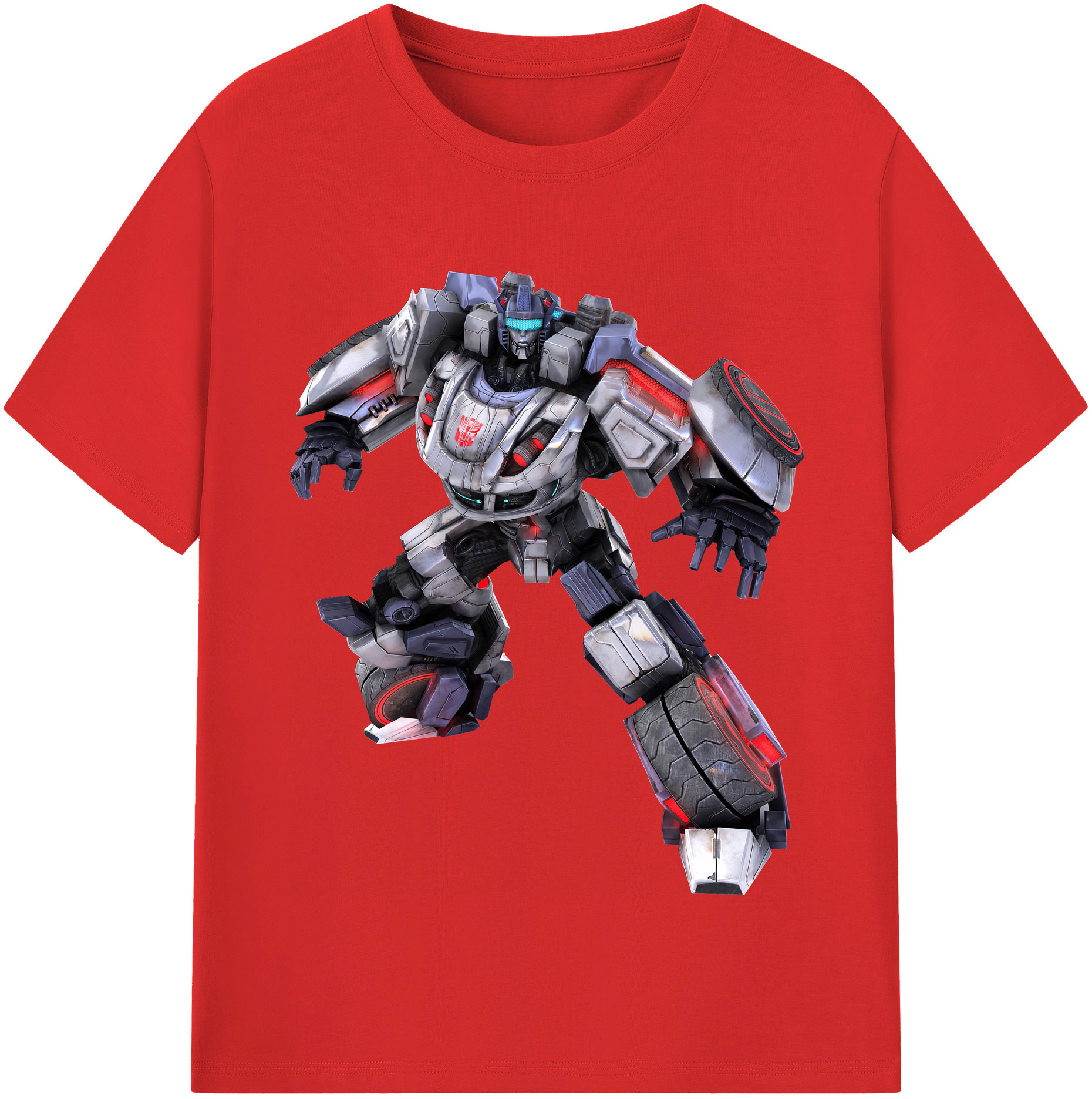 （画像用） Transformers トランスフォーマー 綿100％半袖Tシャツ（フロントプリント）