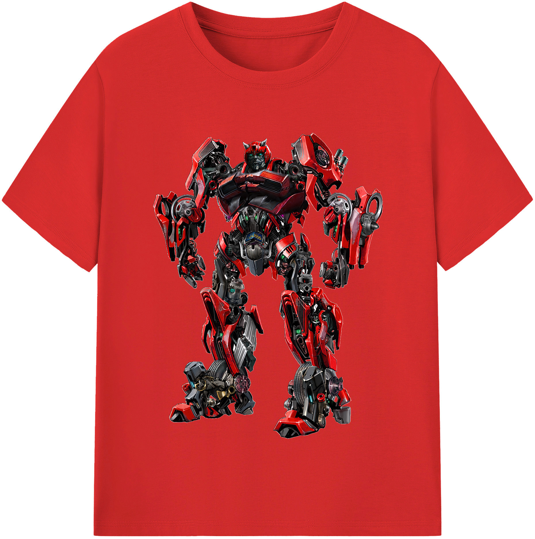 （画像用） Transformers トランスフォーマー 綿100％半袖Tシャツ（フロントプリント）