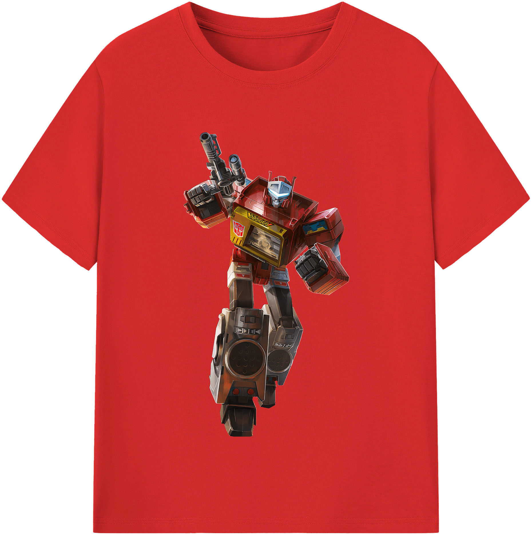 （画像用） Transformers トランスフォーマー 綿100％半袖Tシャツ（フロントプリント）