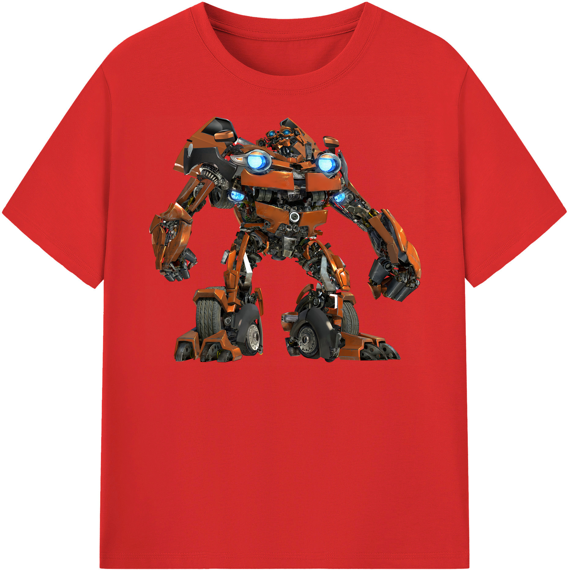 （画像用） Transformers トランスフォーマー 綿100％半袖Tシャツ（フロントプリント）