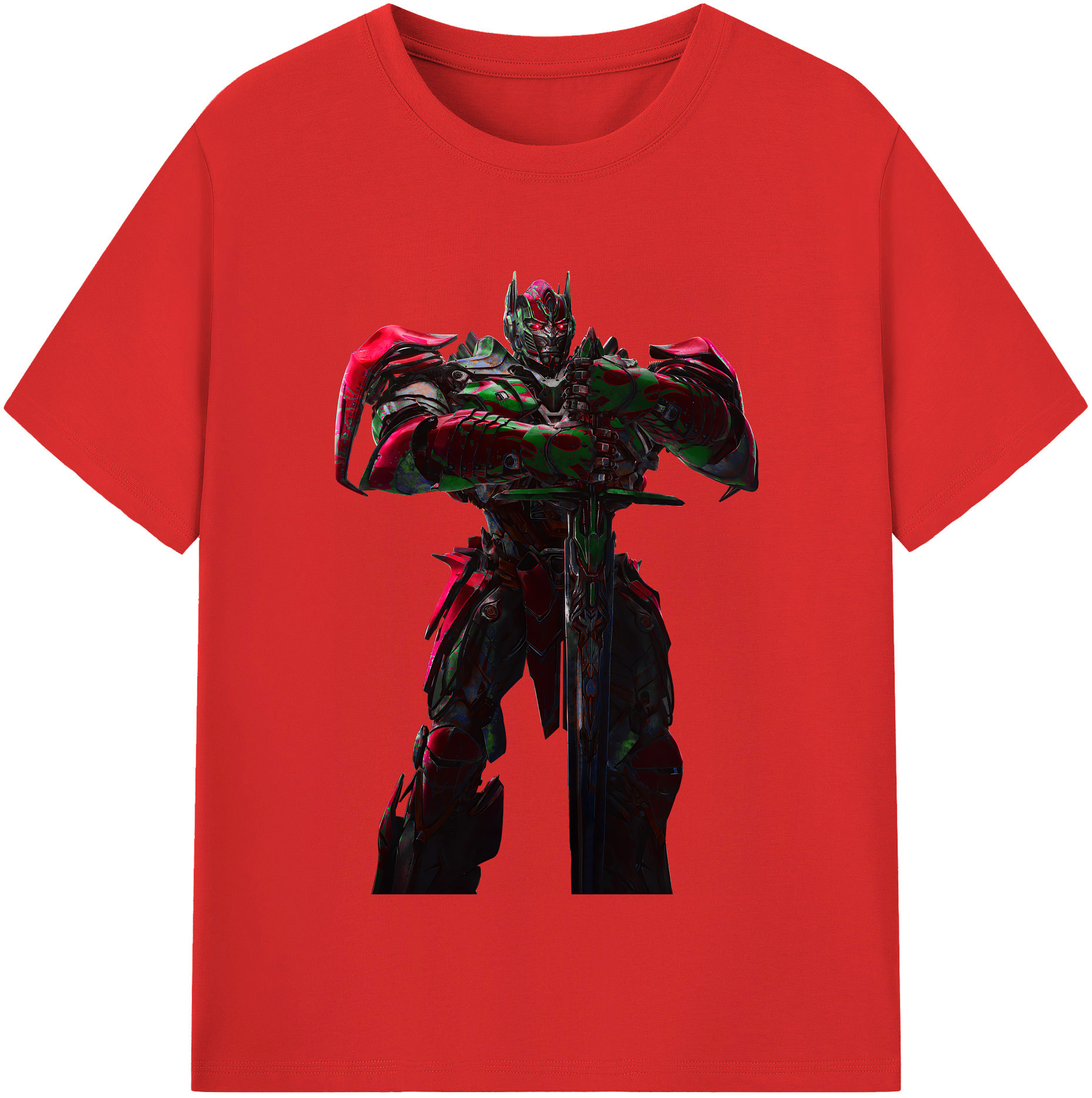 （画像用） Transformers トランスフォーマー 綿100％半袖Tシャツ（フロントプリント）
