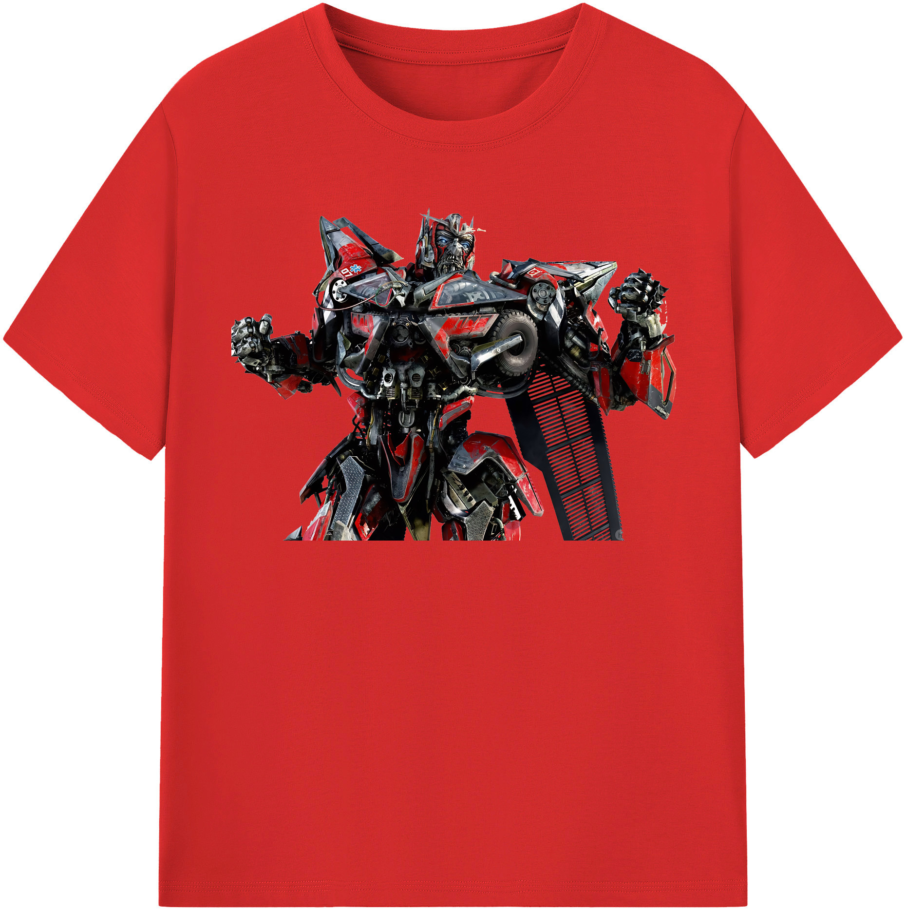 （画像用） Transformers トランスフォーマー 綿100％半袖Tシャツ（フロントプリント）