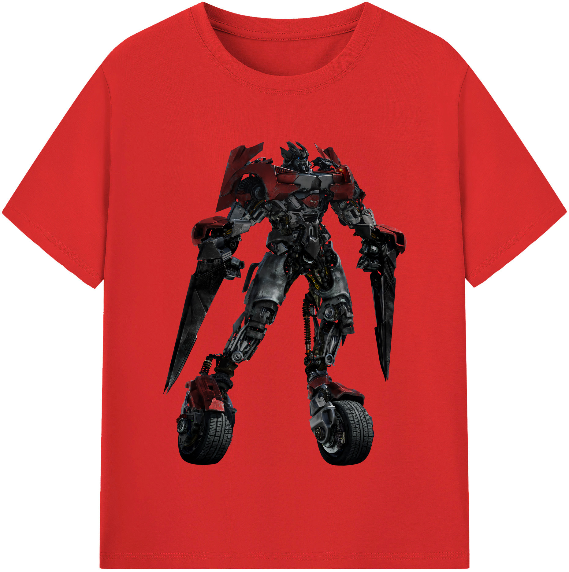 （画像用） Transformers トランスフォーマー 綿100％半袖Tシャツ（フロントプリント）