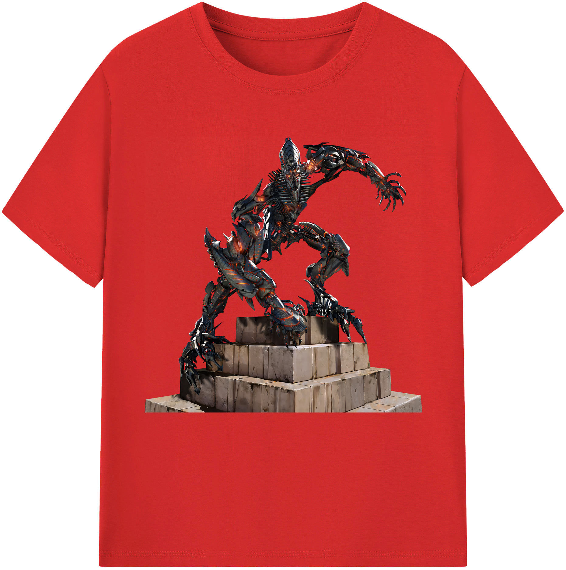 （画像用） Transformers トランスフォーマー 綿100％半袖Tシャツ（フロントプリント）