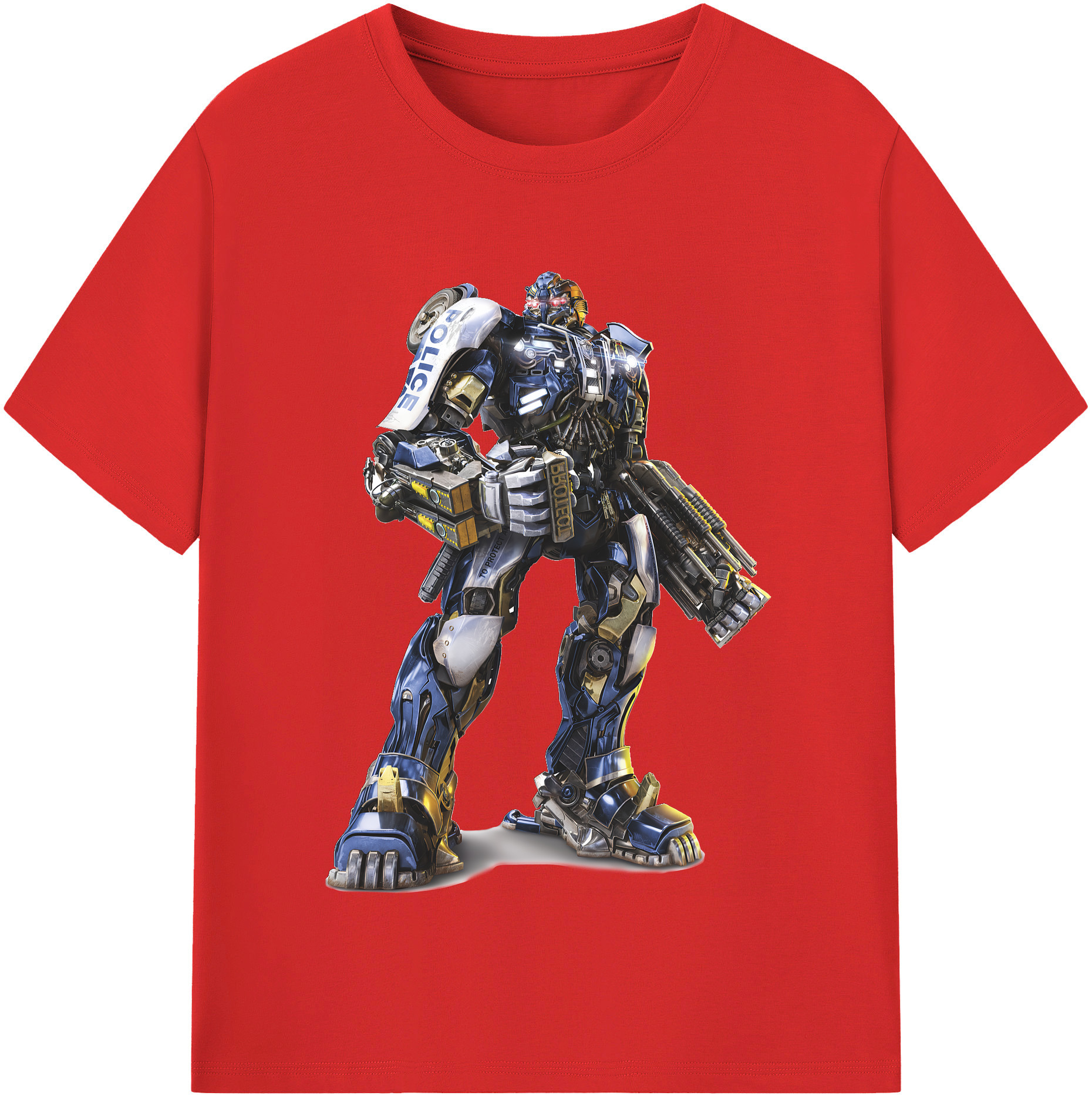 （画像用） Transformers トランスフォーマー 綿100％半袖Tシャツ（フロントプリント）