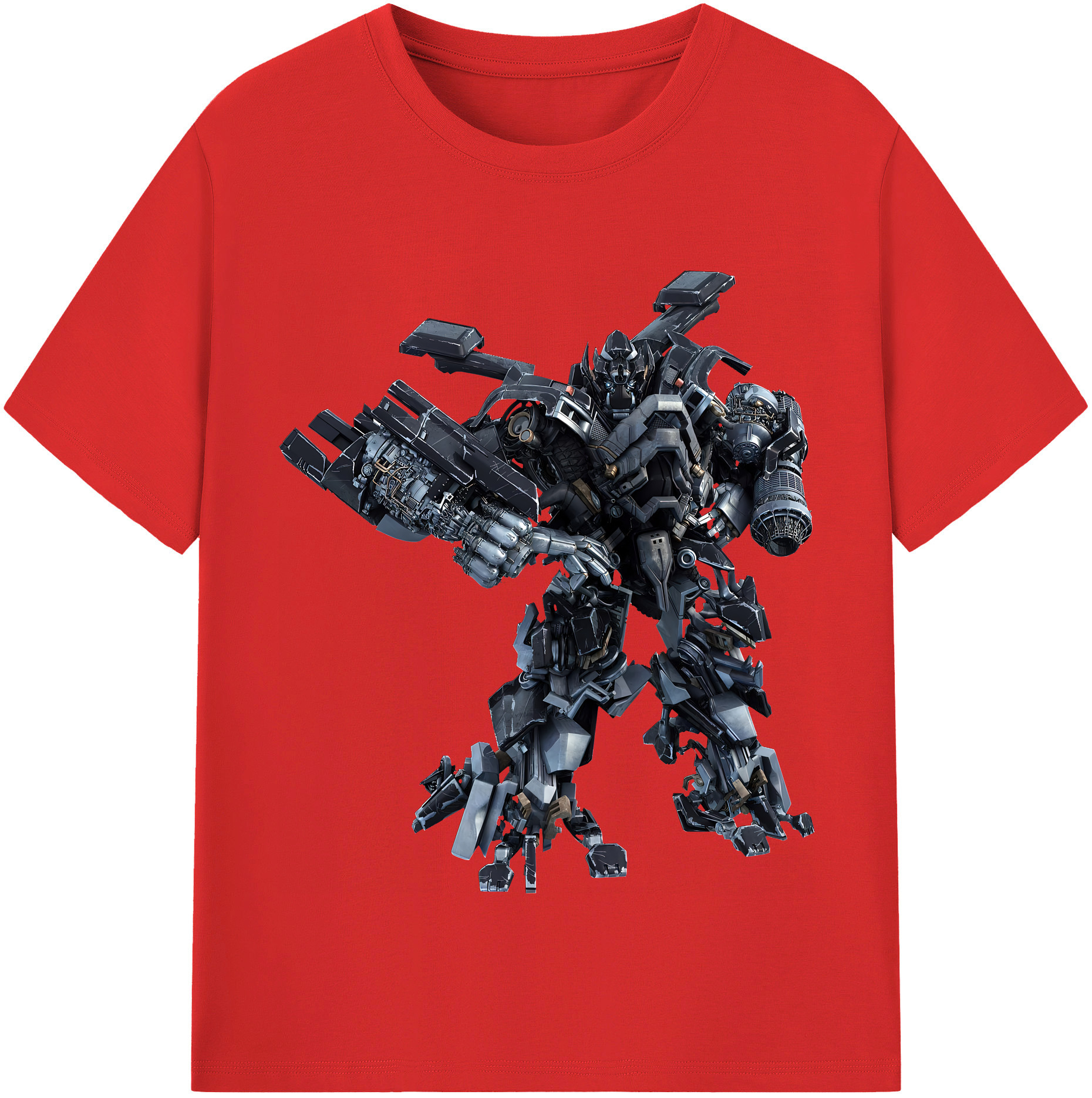 （画像用） Transformers トランスフォーマー 綿100％半袖Tシャツ（フロントプリント）