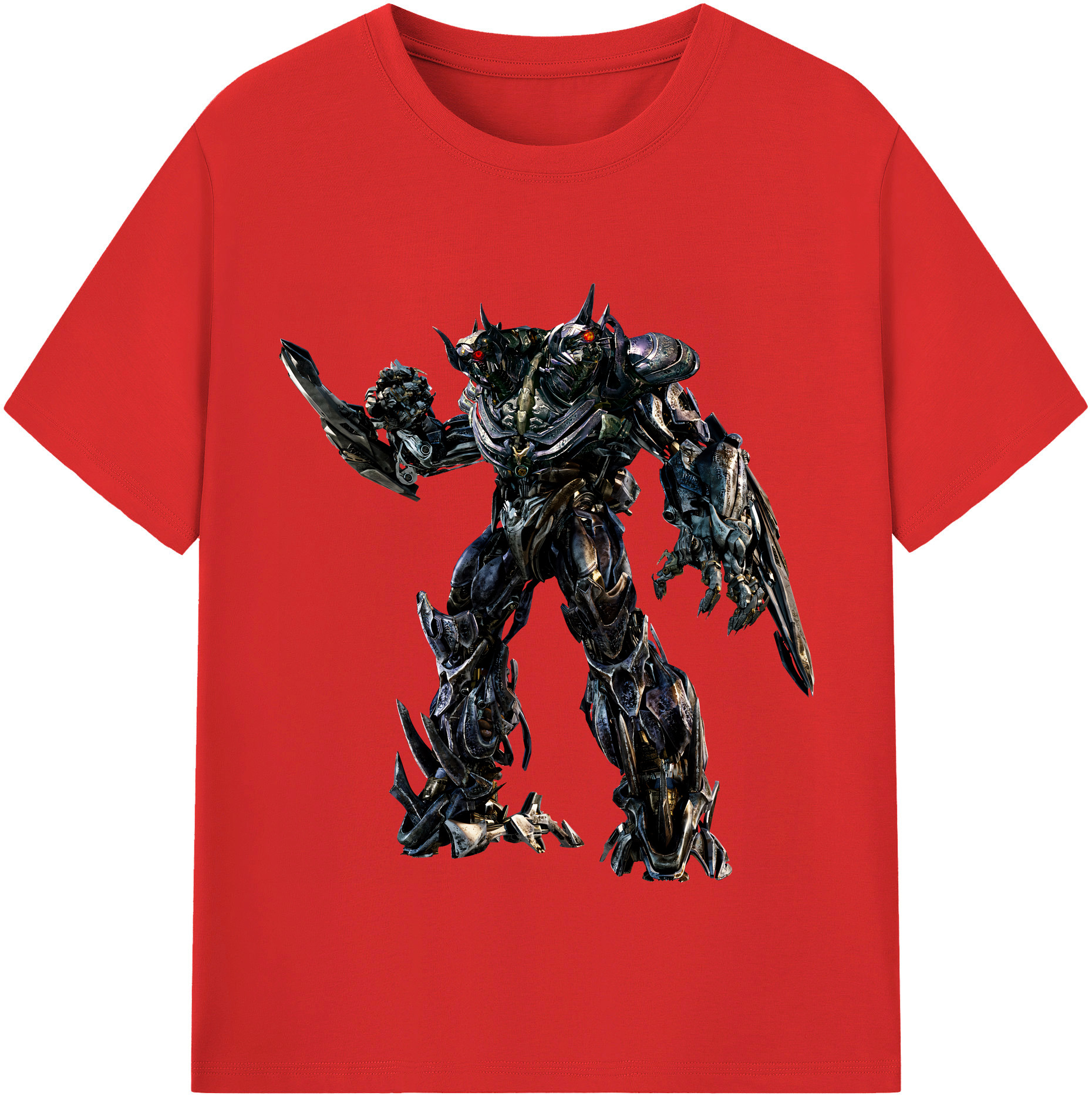 （画像用） Transformers トランスフォーマー 綿100％半袖Tシャツ（フロントプリント）