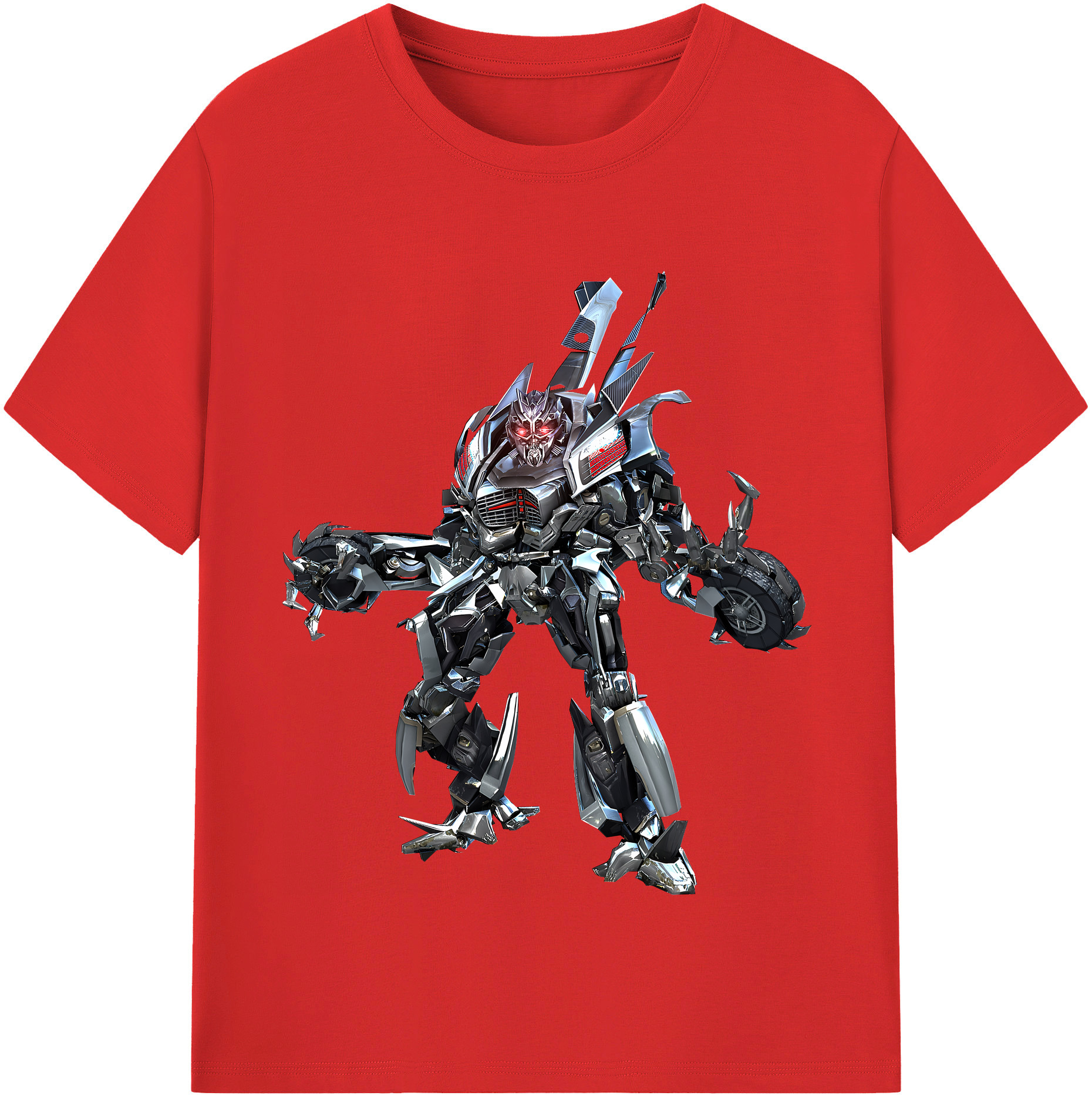 （画像用） Transformers トランスフォーマー 綿100％半袖Tシャツ（フロントプリント）