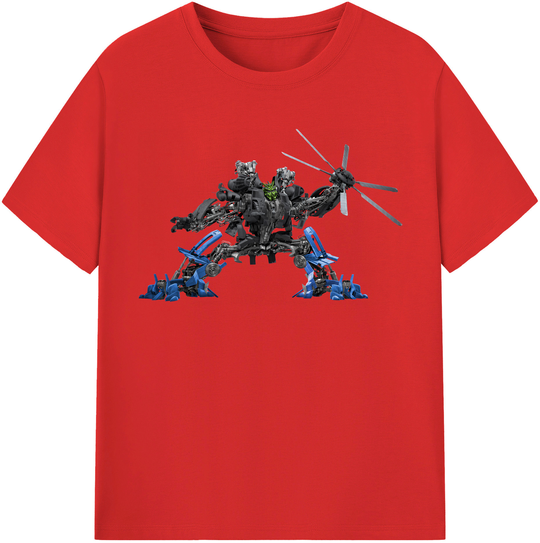 （画像用） Transformers トランスフォーマー 綿100％半袖Tシャツ（フロントプリント）