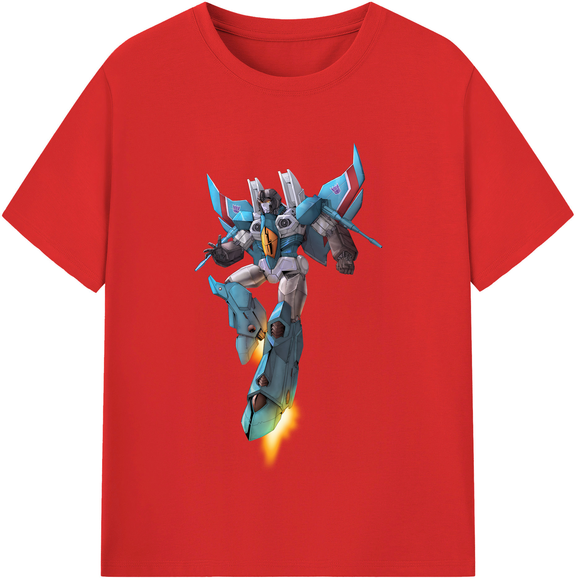 （画像用） Transformers トランスフォーマー 綿100％半袖Tシャツ（フロントプリント）