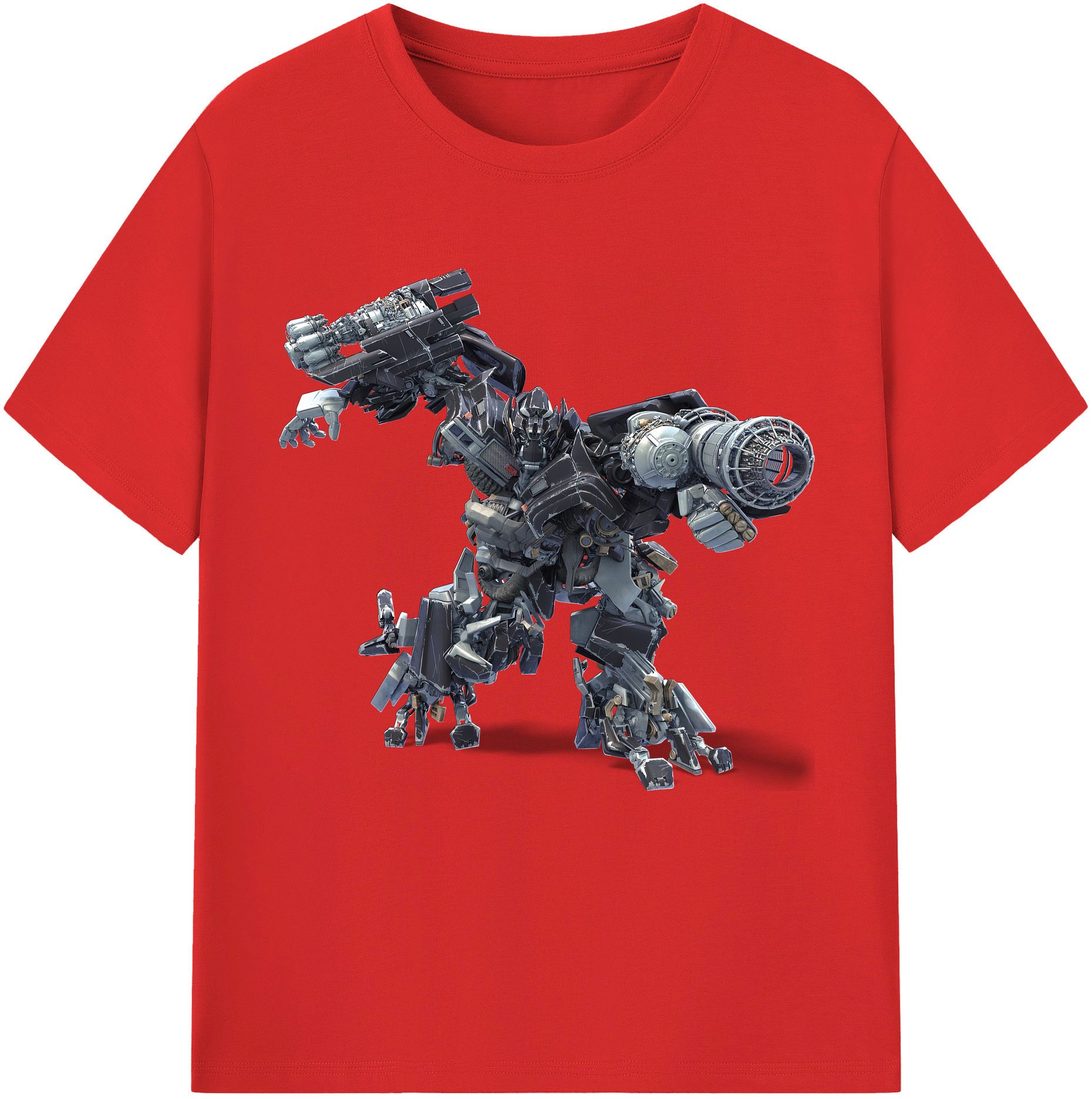 （画像用） Transformers トランスフォーマー 綿100％半袖Tシャツ（フロントプリント）