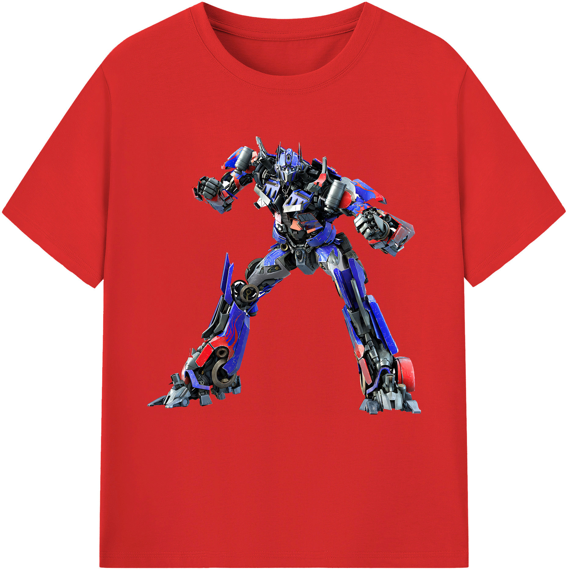 （画像用） Transformers トランスフォーマー 綿100％半袖Tシャツ（フロントプリント）