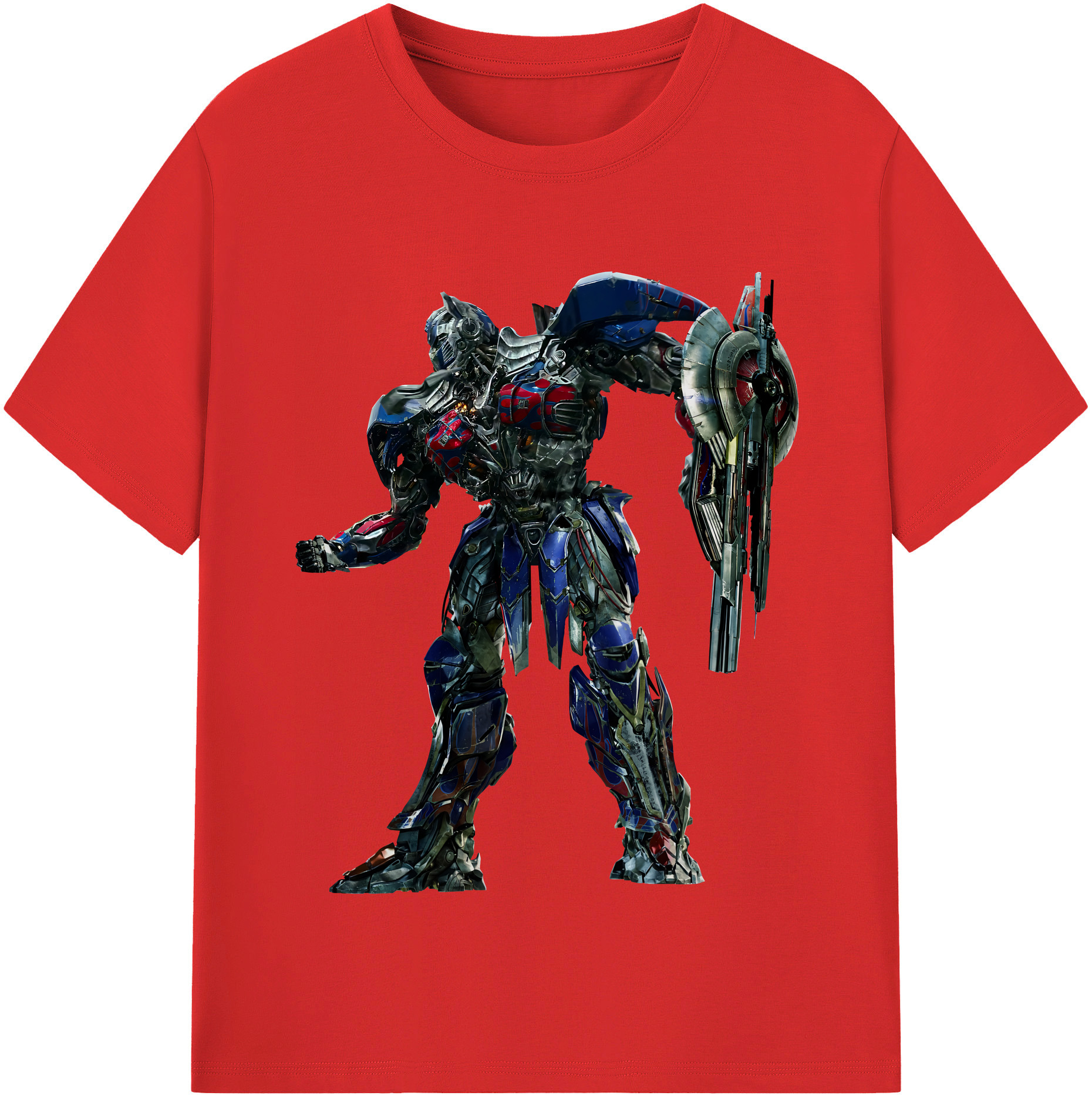 （画像用） Transformers トランスフォーマー 綿100％半袖Tシャツ（フロントプリント）
