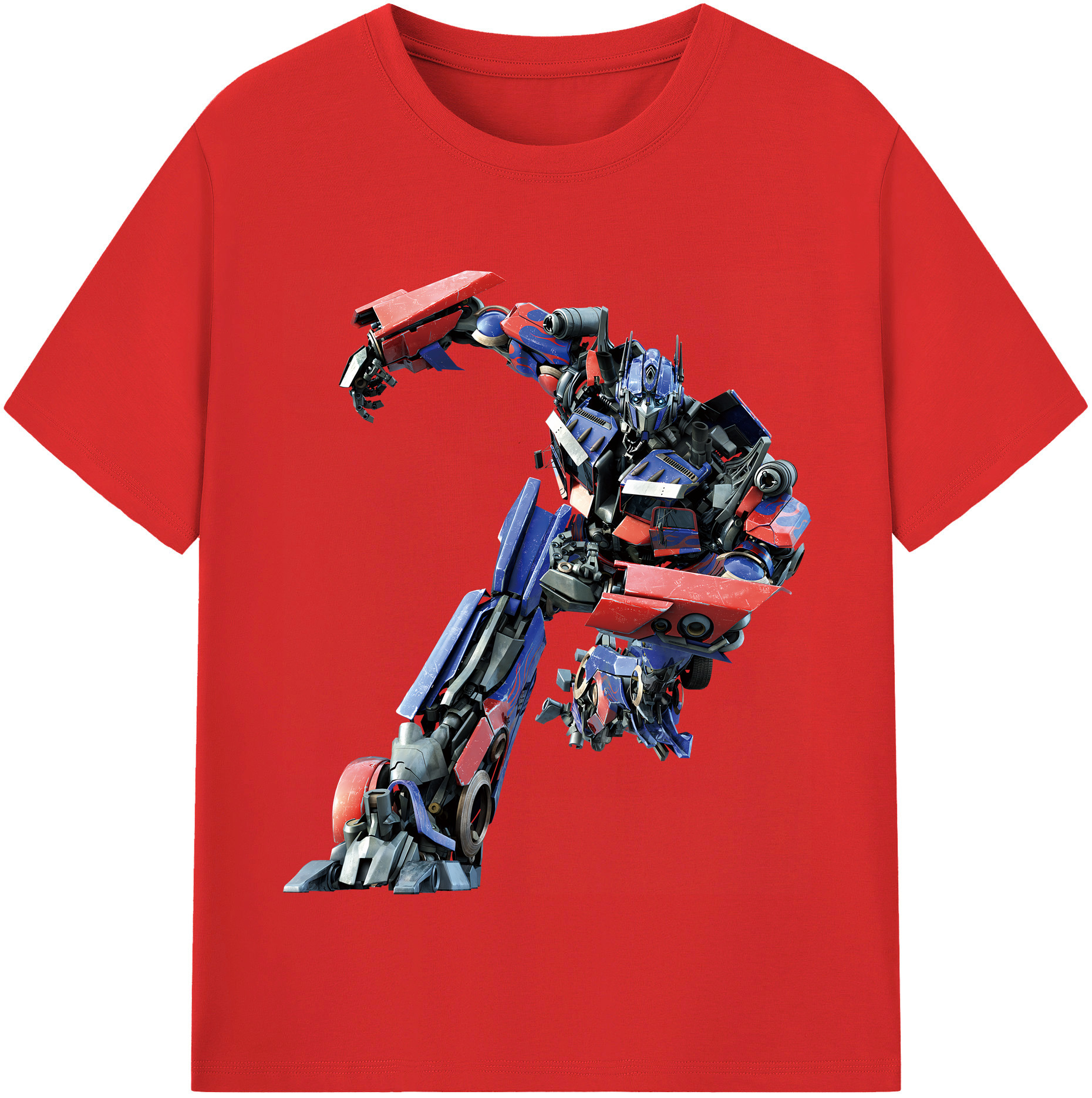 （画像用） Transformers トランスフォーマー 綿100％半袖Tシャツ（フロントプリント）