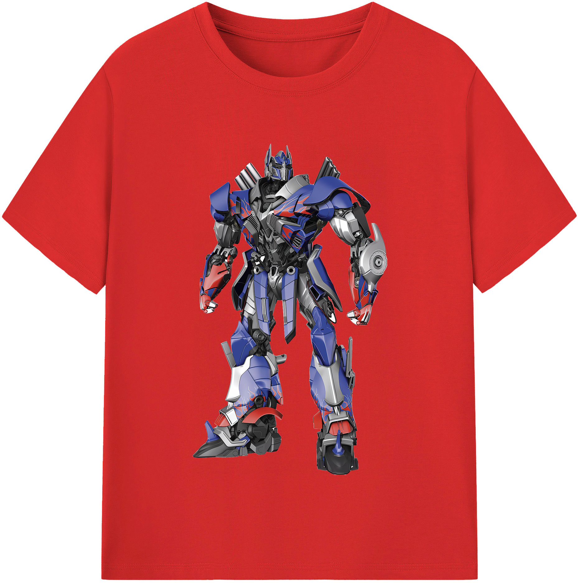 （画像用） Transformers トランスフォーマー 綿100％半袖Tシャツ（フロントプリント）