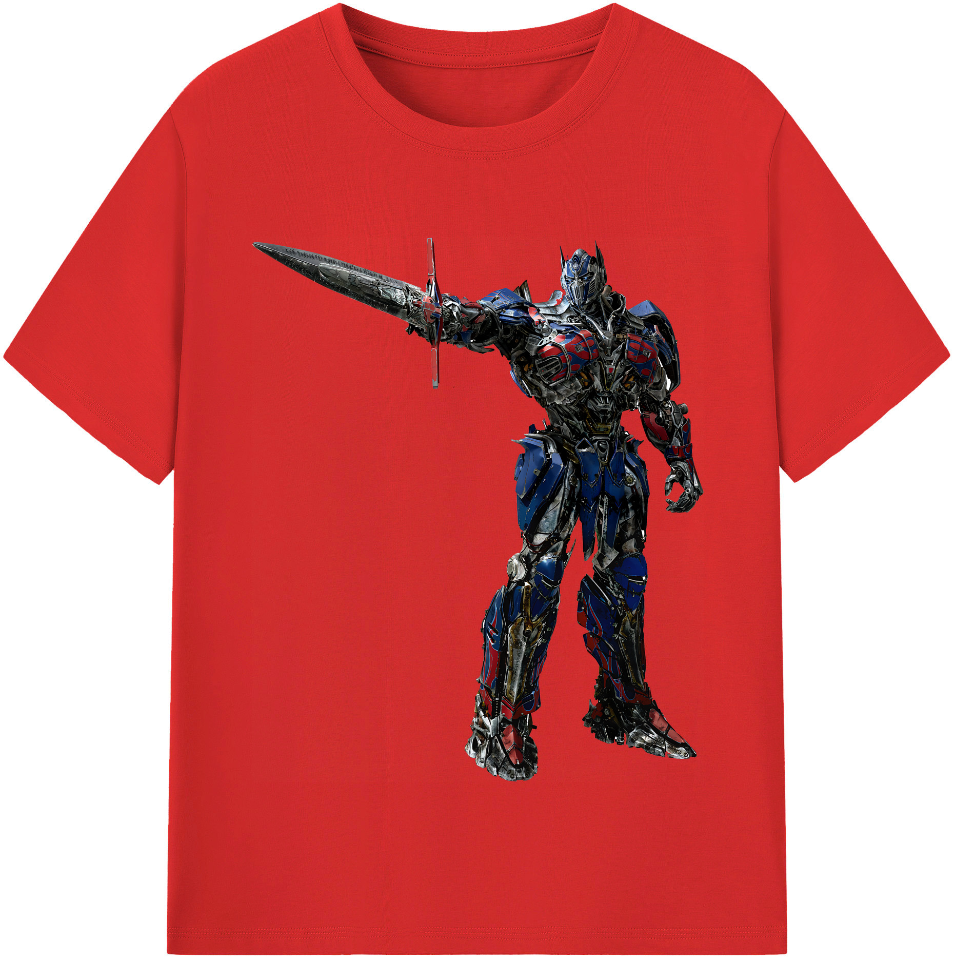 （画像用） Transformers トランスフォーマー 綿100％半袖Tシャツ（フロントプリント）