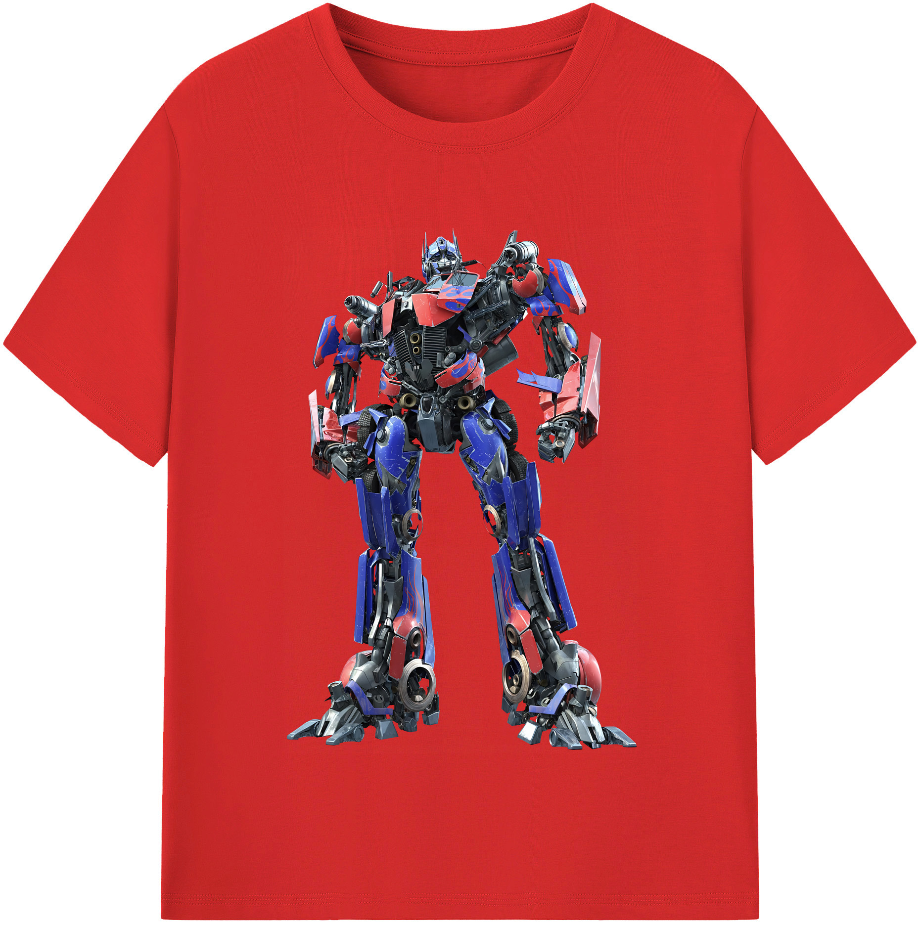 （画像用） Transformers トランスフォーマー 綿100％半袖Tシャツ（フロントプリント）