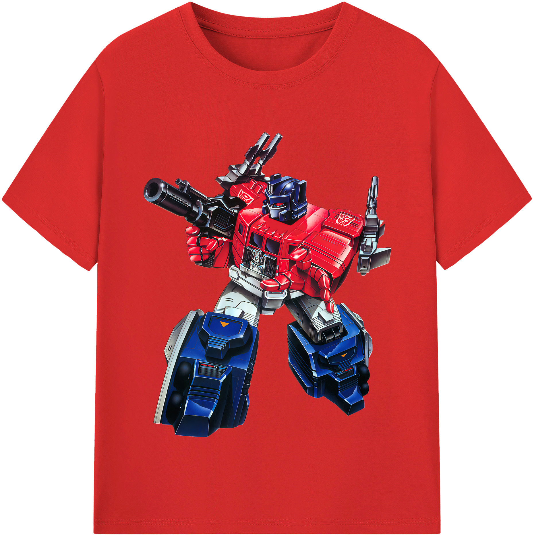 （画像用） Transformers トランスフォーマー 綿100％半袖Tシャツ（フロントプリント）