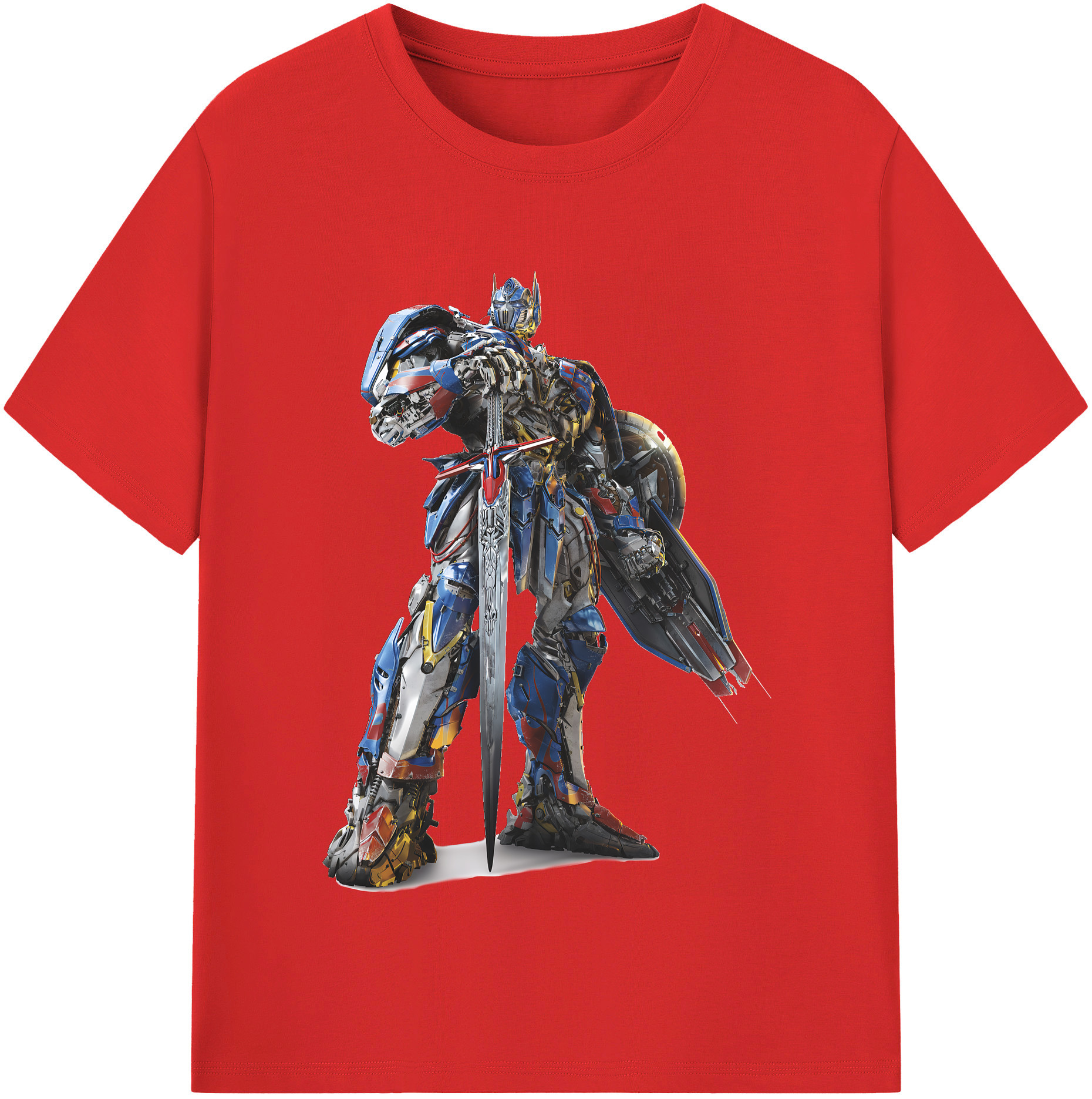 （画像用） Transformers トランスフォーマー 綿100％半袖Tシャツ（フロントプリント）