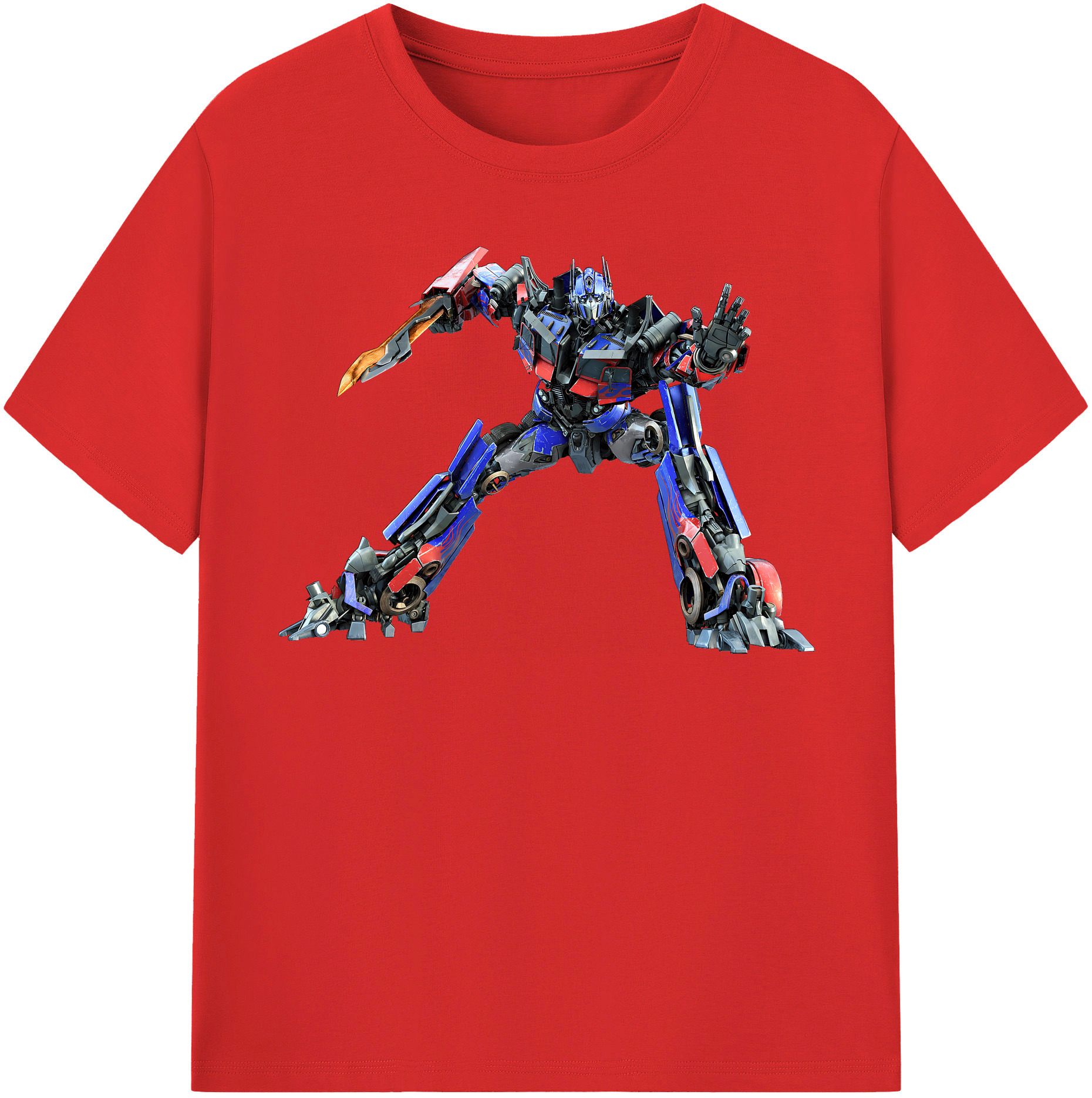 （画像用） Transformers トランスフォーマー 綿100％半袖Tシャツ（フロントプリント）