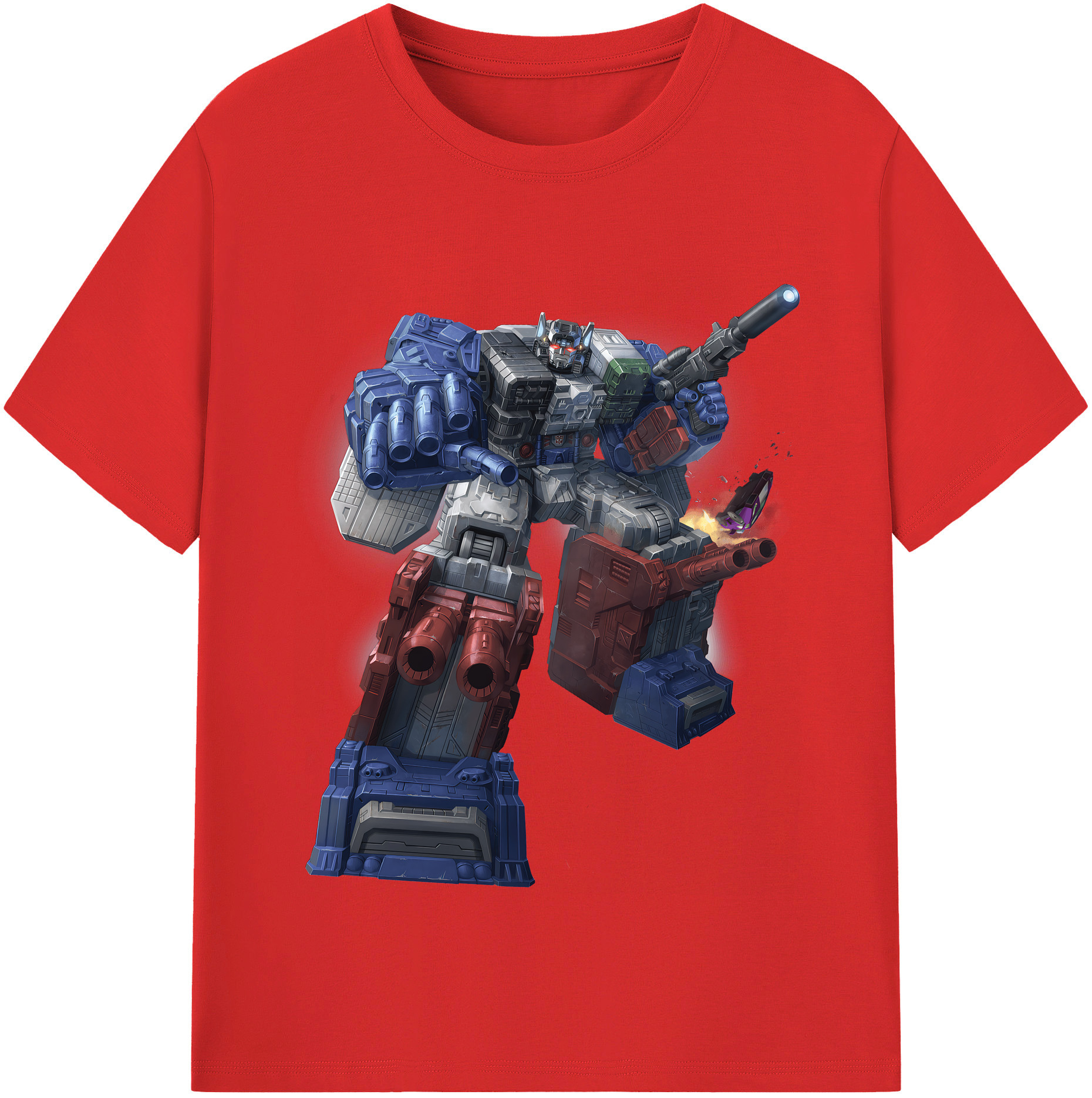 （画像用） Transformers トランスフォーマー 綿100％半袖Tシャツ（フロントプリント）
