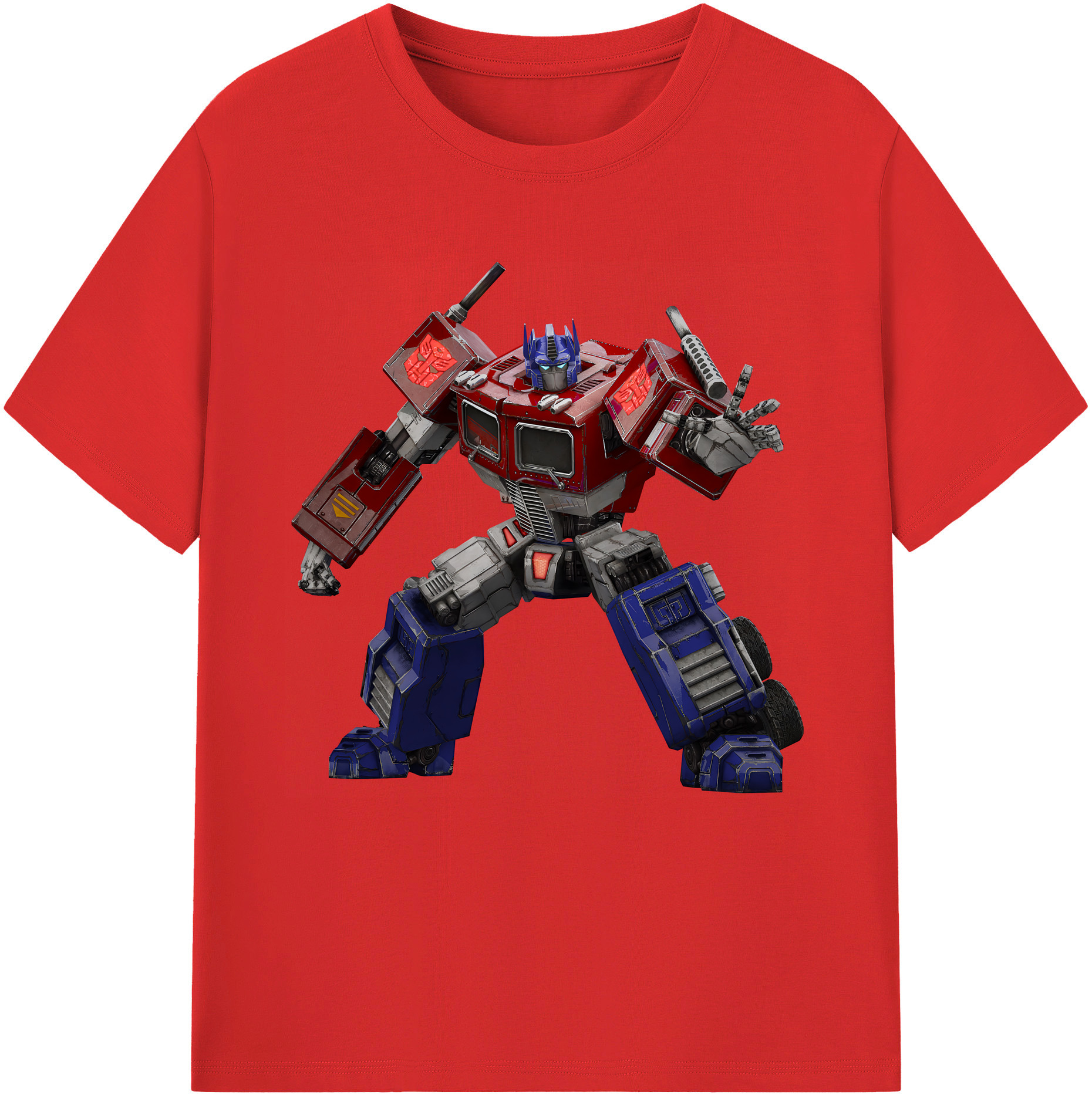 （画像用） Transformers トランスフォーマー 綿100％半袖Tシャツ（フロントプリント）