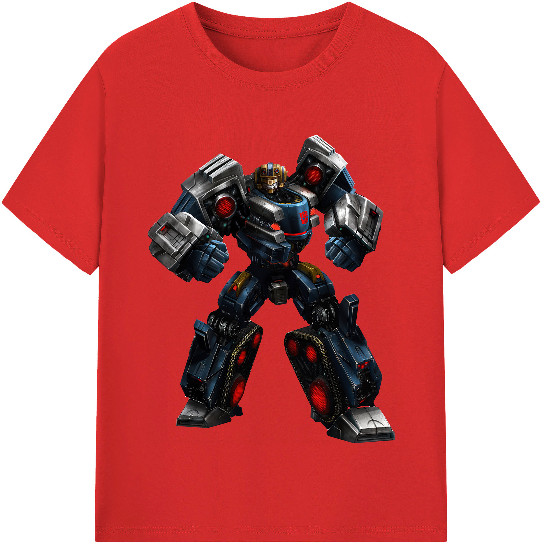 （画像用） Transformers トランスフォーマー 綿100％半袖Tシャツ（フロントプリント）