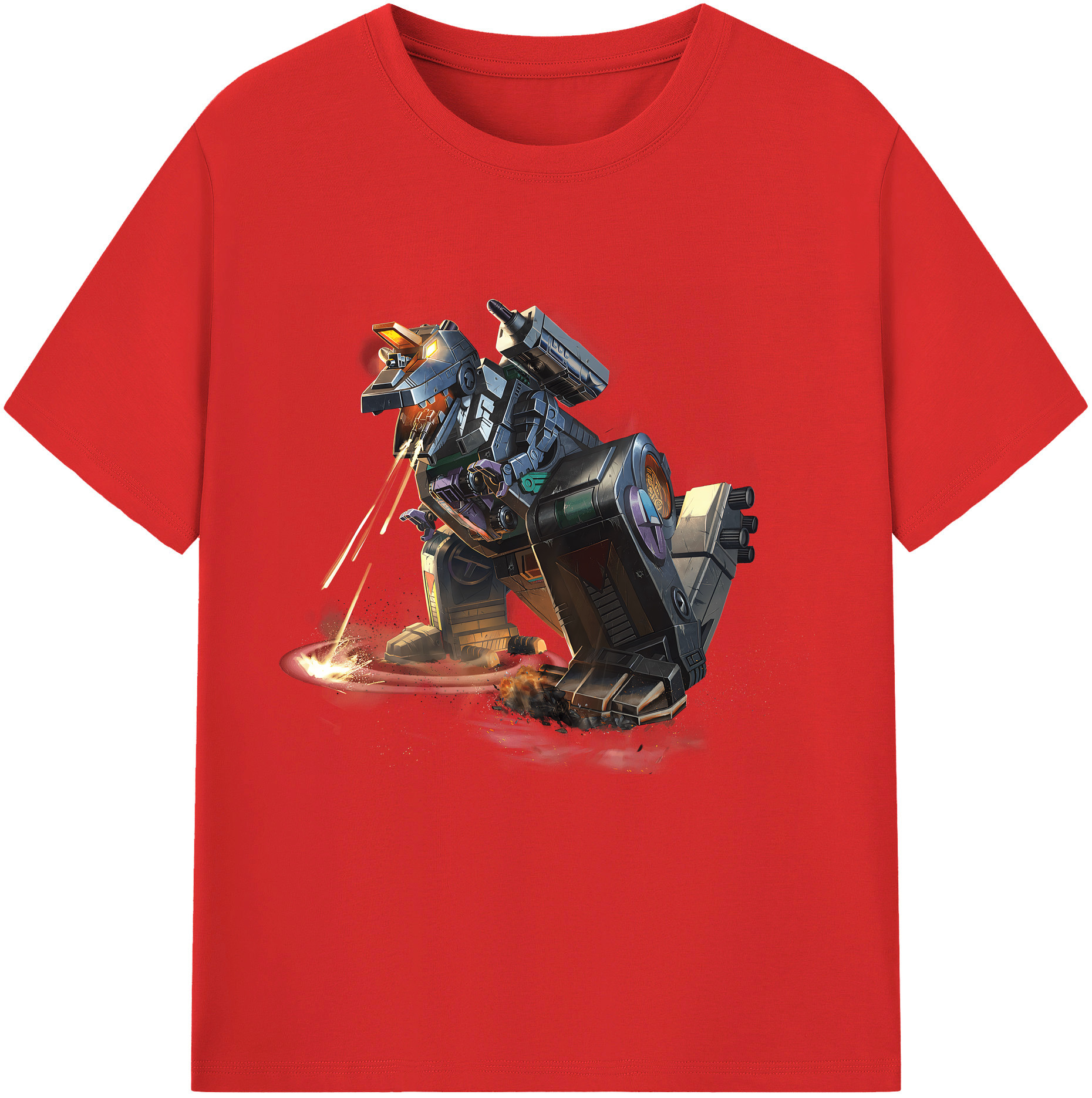 （画像用） Transformers トランスフォーマー 綿100％半袖Tシャツ（フロントプリント）