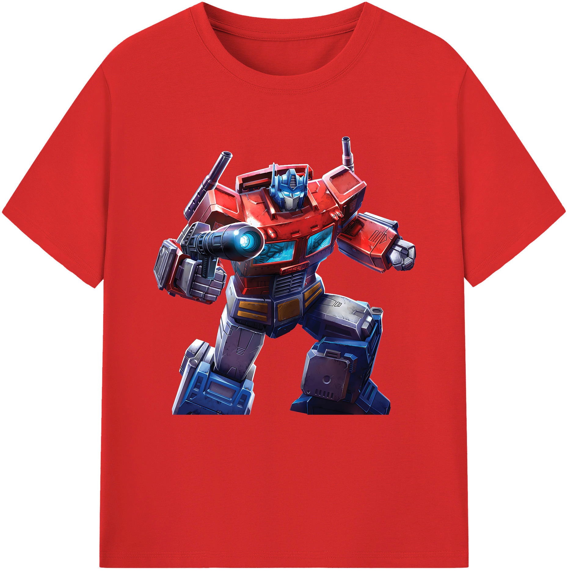 （画像用） Transformers トランスフォーマー 綿100％半袖Tシャツ（フロントプリント）