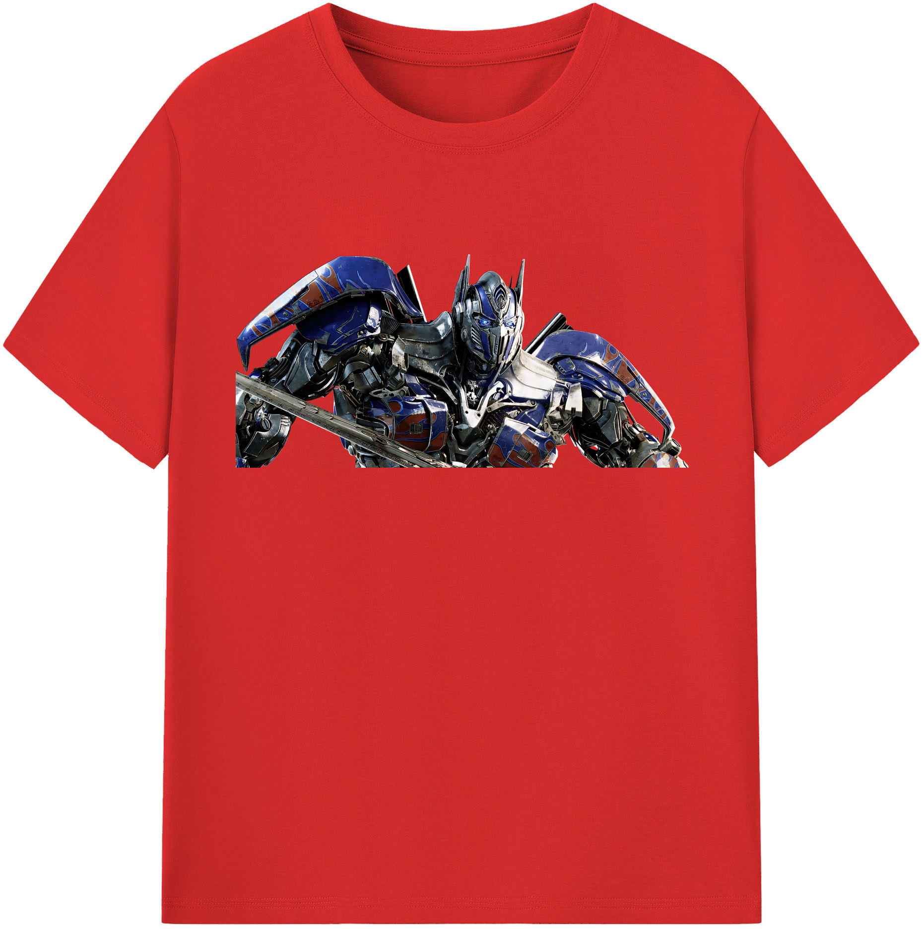 （画像用） Transformers トランスフォーマー 綿100％半袖Tシャツ（フロントプリント）