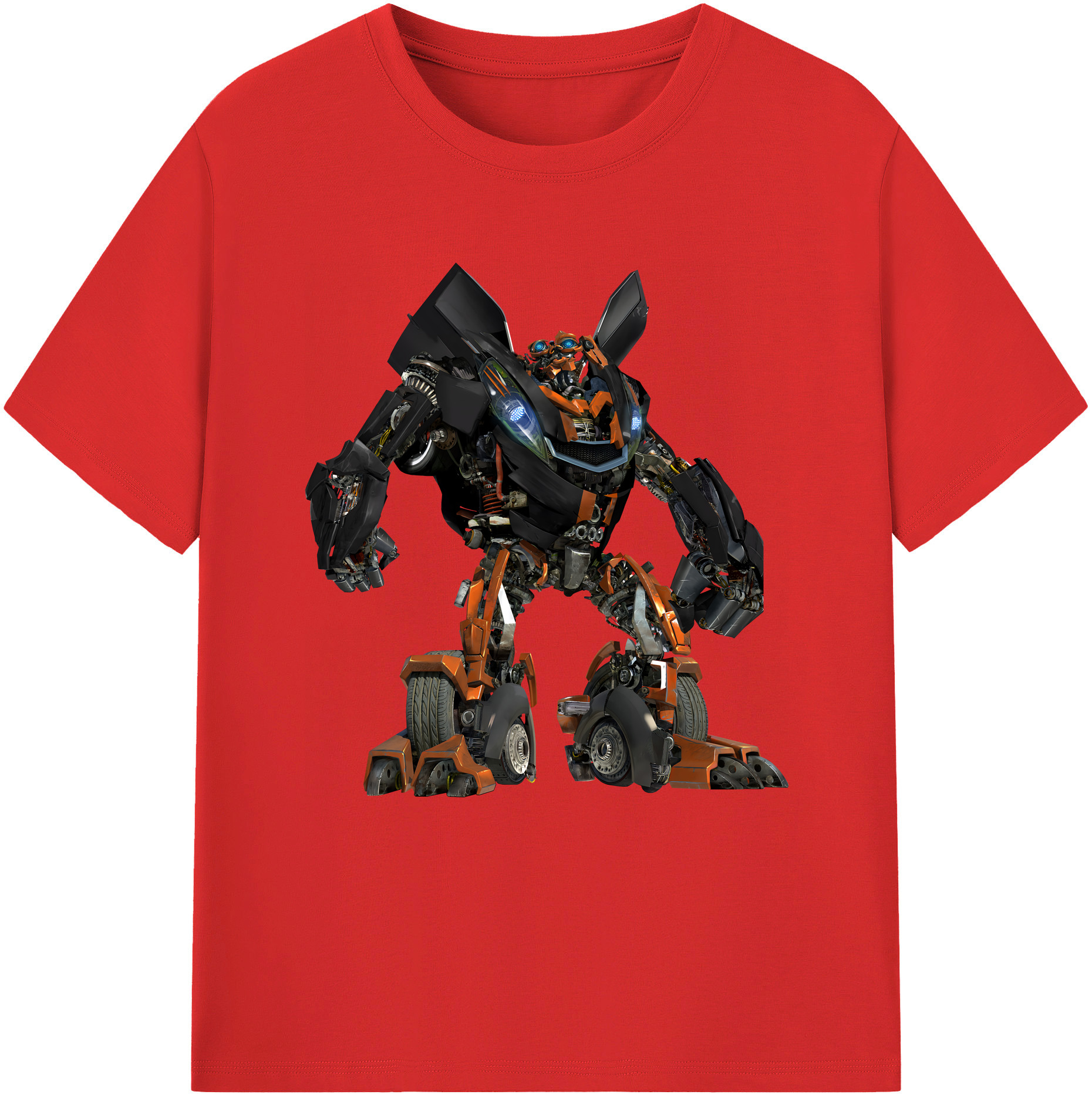 （画像用） Transformers トランスフォーマー 綿100％半袖Tシャツ（フロントプリント）