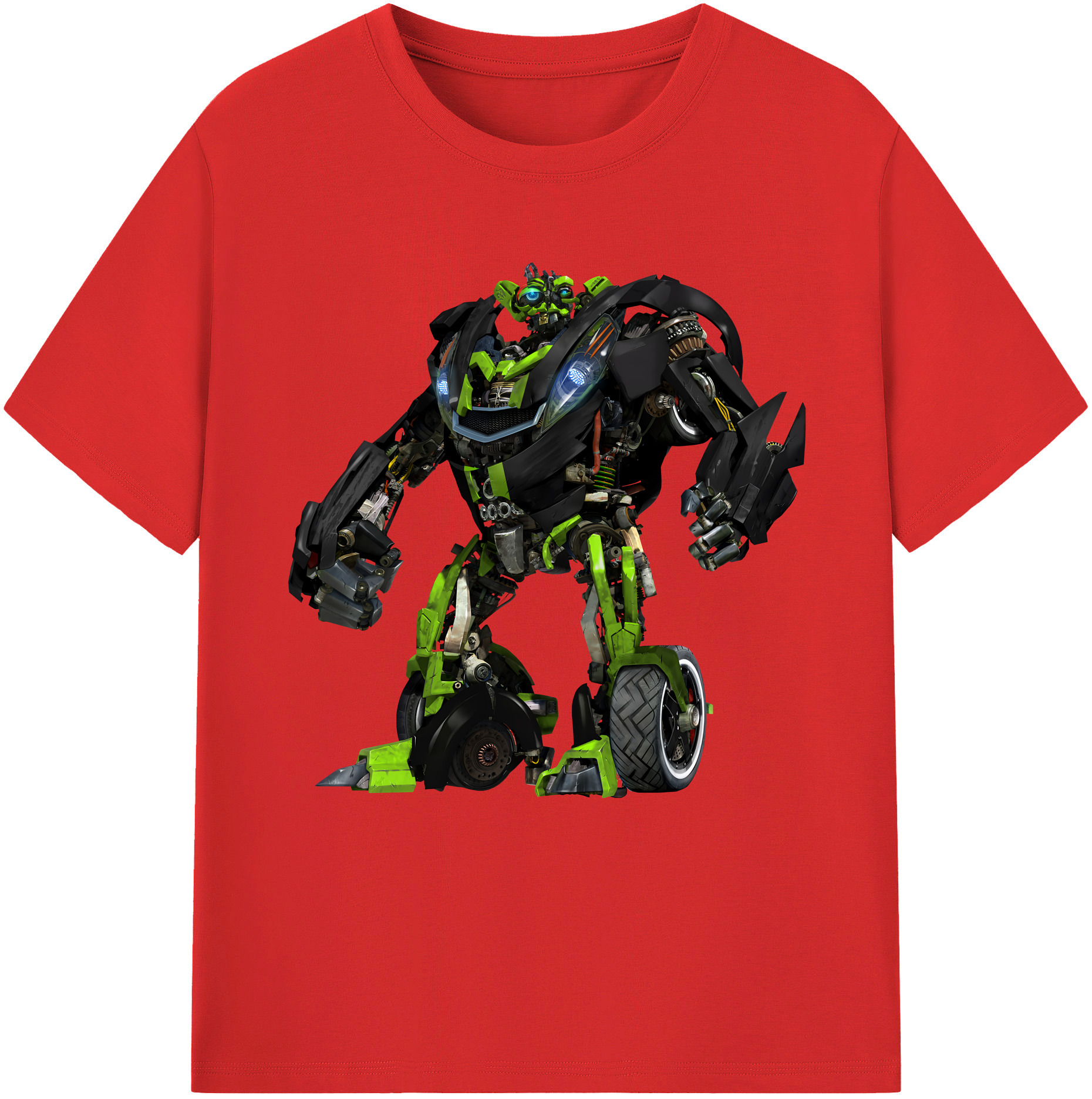 （画像用） Transformers トランスフォーマー 綿100％半袖Tシャツ（フロントプリント）