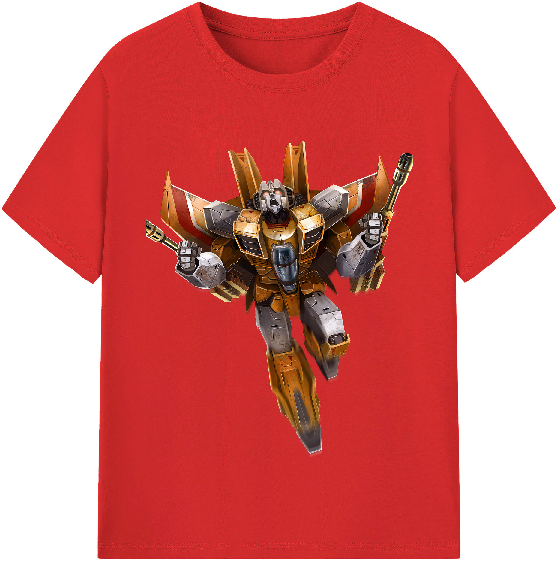 （画像用） Transformers トランスフォーマー 綿100％半袖Tシャツ（フロントプリント）