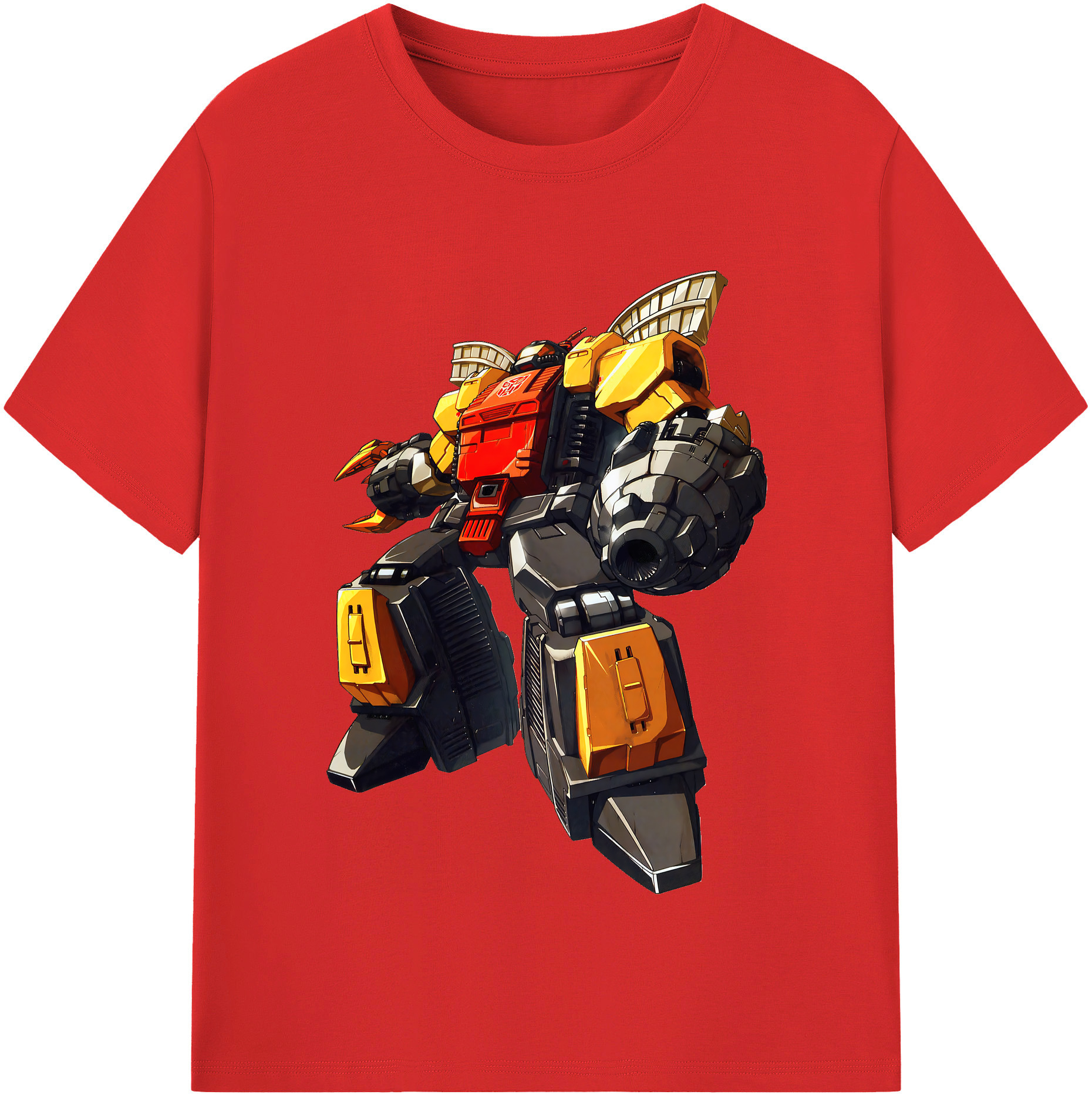 （画像用） Transformers トランスフォーマー 綿100％半袖Tシャツ（フロントプリント）